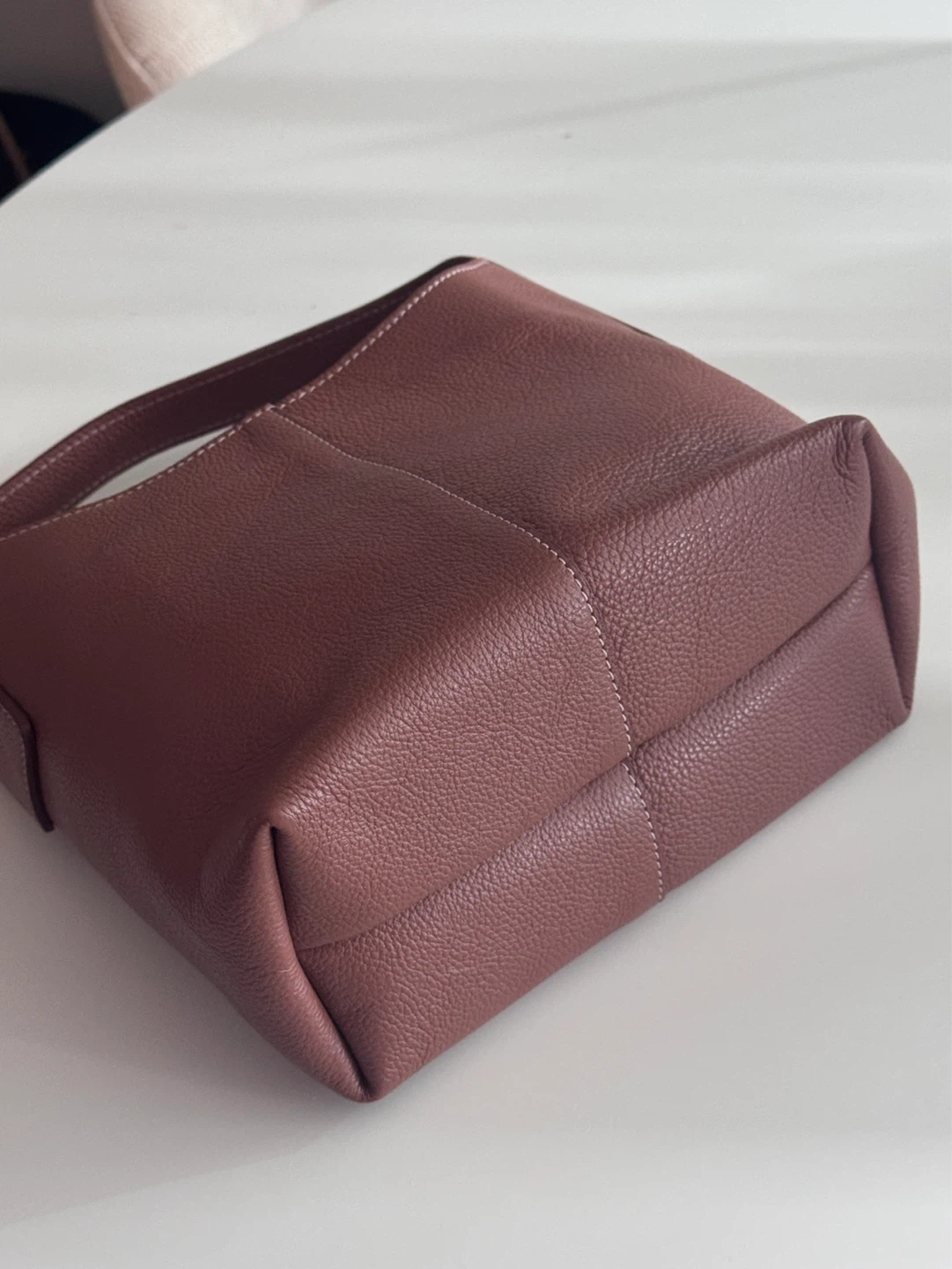 Banana Republic Brown Leather Bucket Bag - photo 2