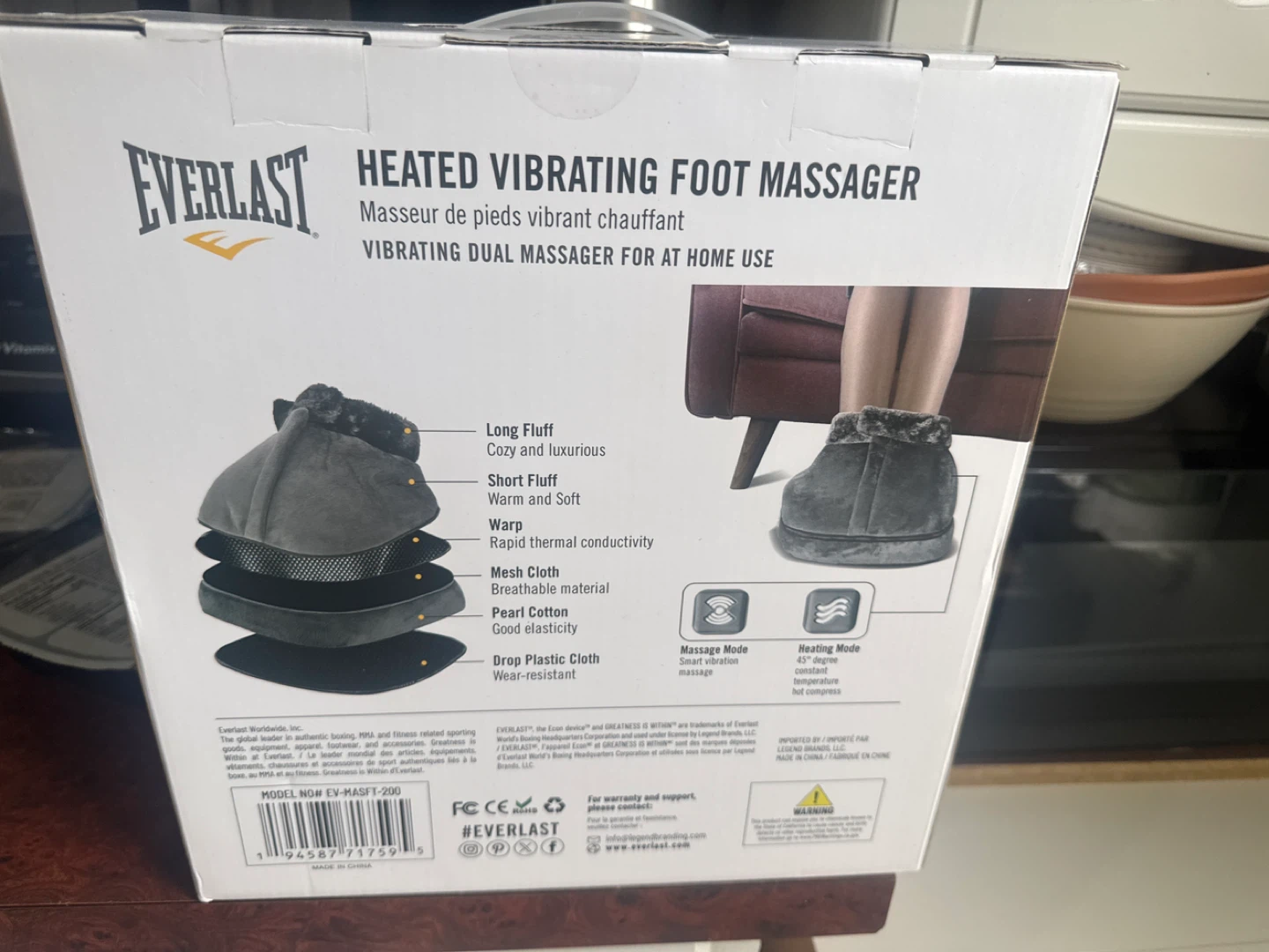 Everlast Heated Vibrating Foot Massager - photo 2