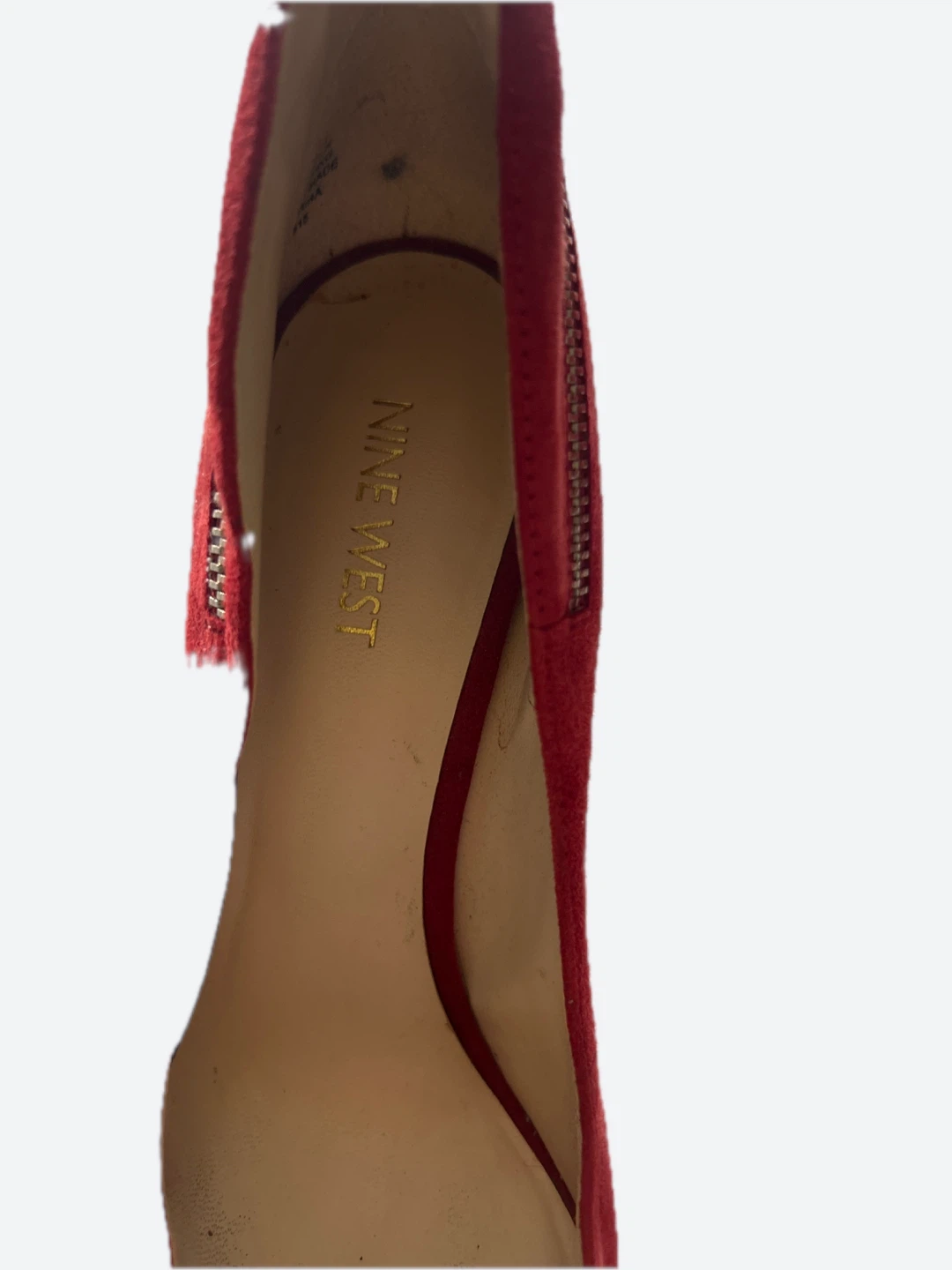 Nine West Red Suede Stiletto Heels - photo 2