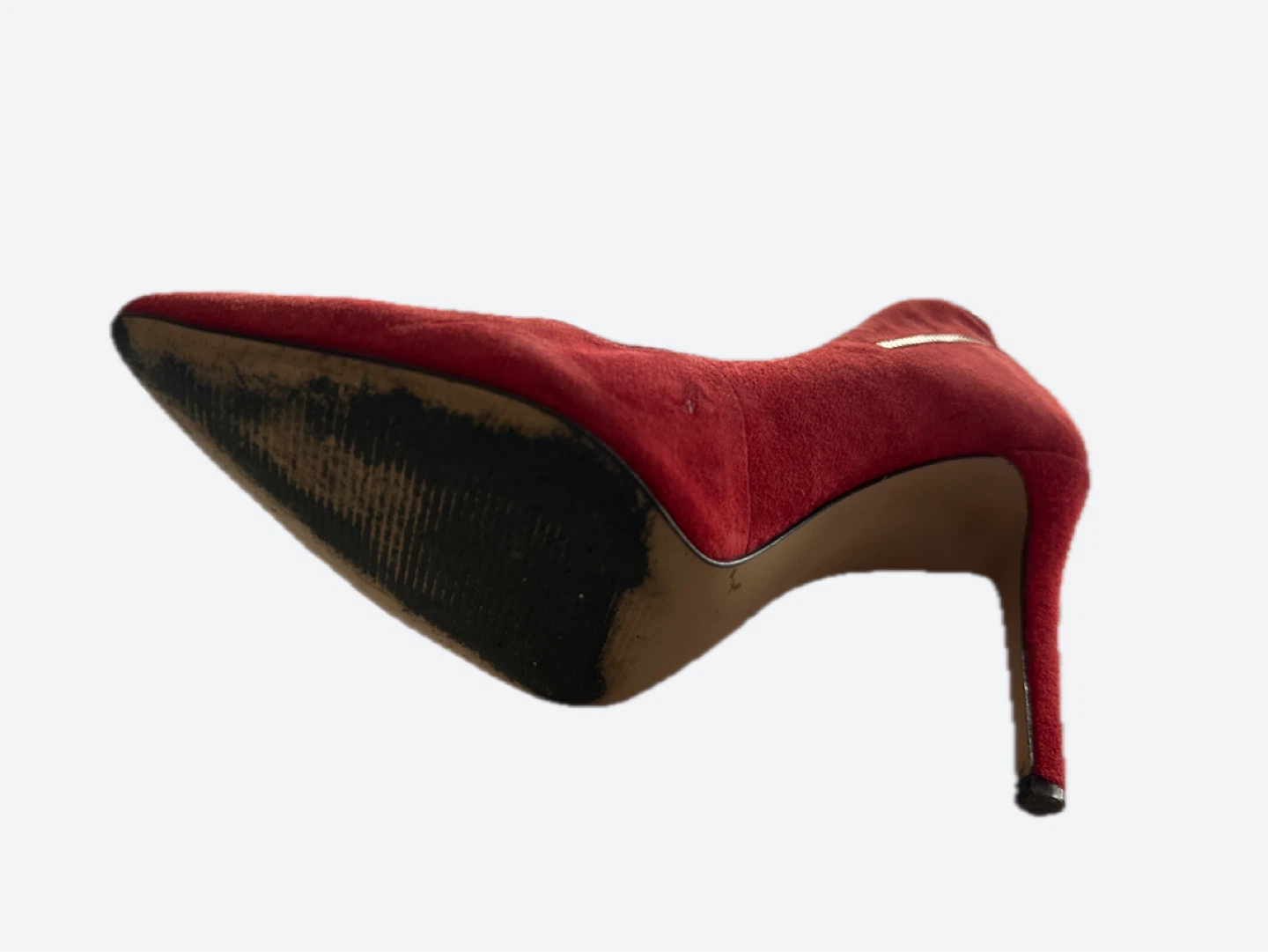 Nine West Red Suede Stiletto Heels - photo 3