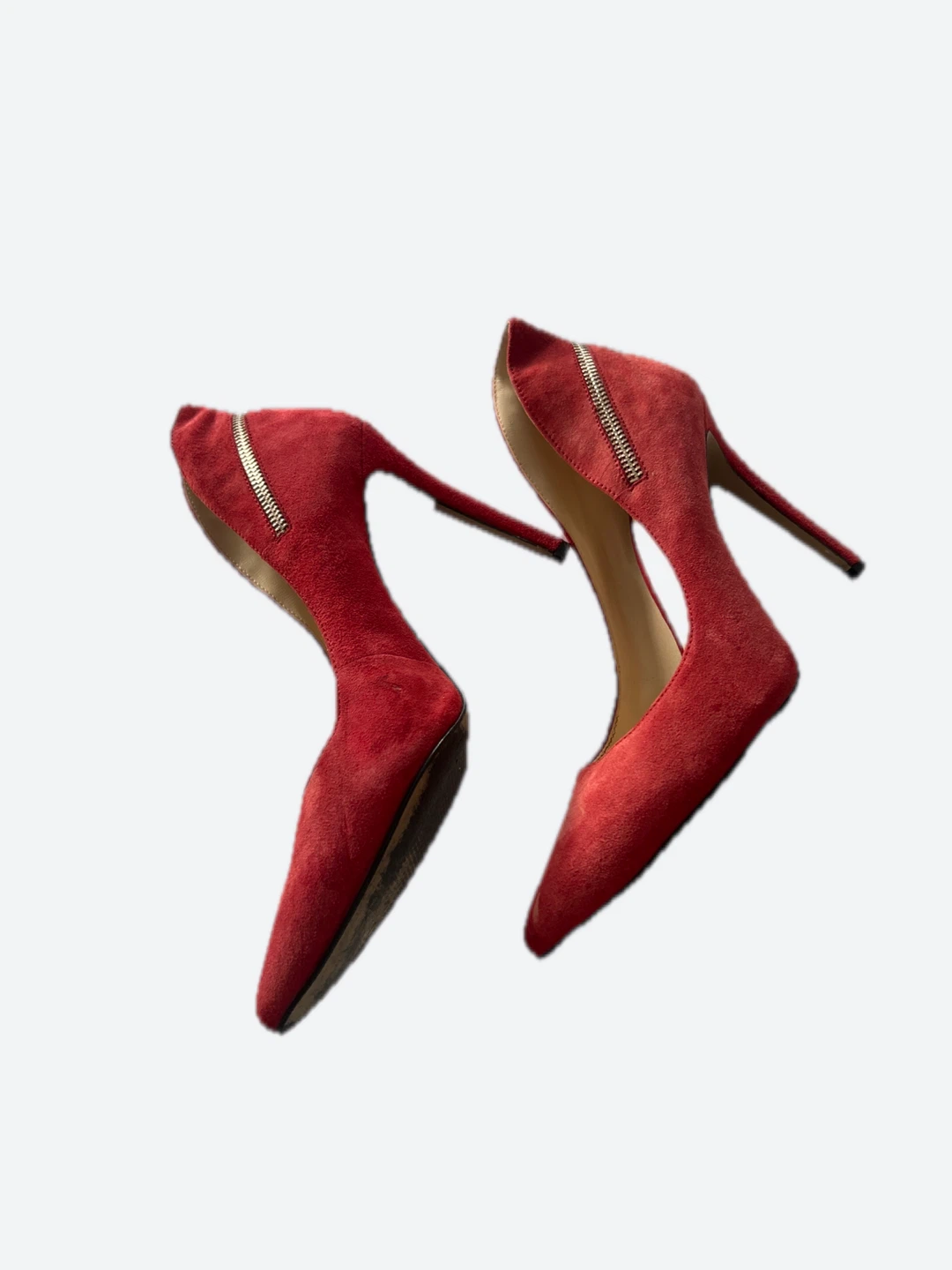 Nine West Red Suede Stiletto Heels - photo 5