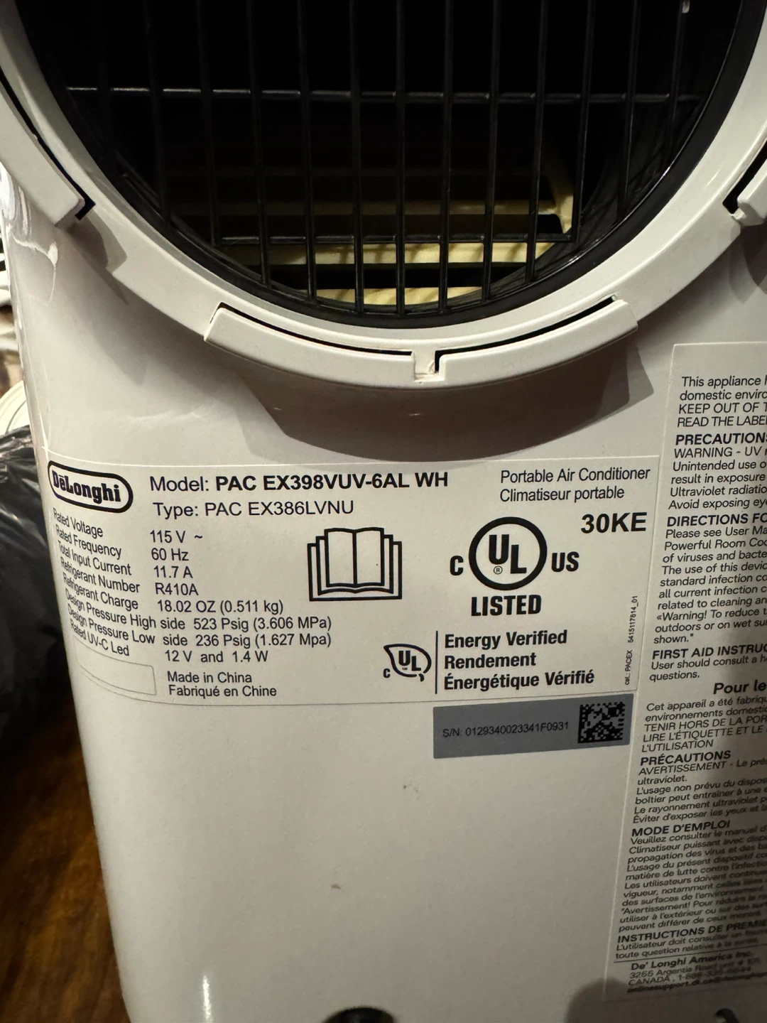 DeLonghi 14000 BTU - photo 4