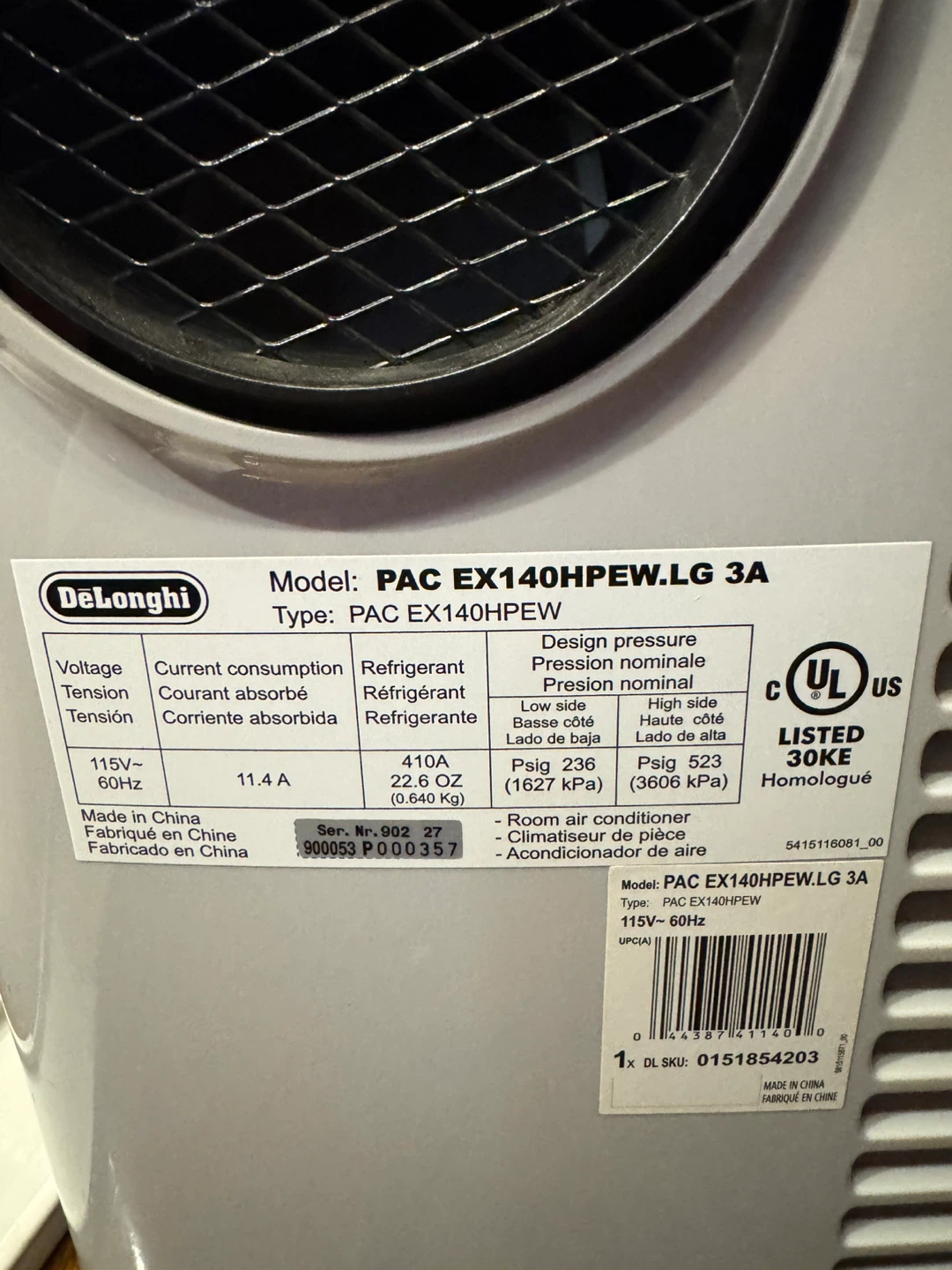 DeLonghi 14000 BTU - photo 5