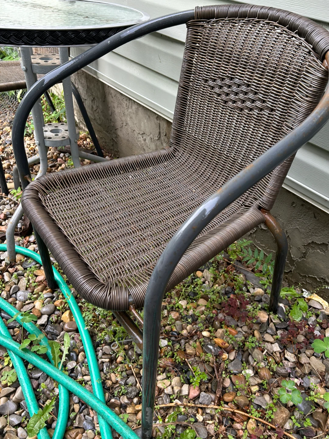 Glass Top Bistro Set with 2 Chairs - photo 4