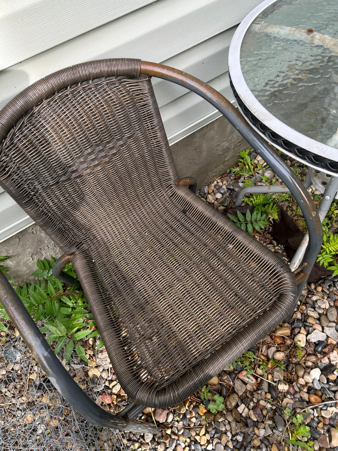 Glass Top Bistro Set with 2 Chairs - photo 3