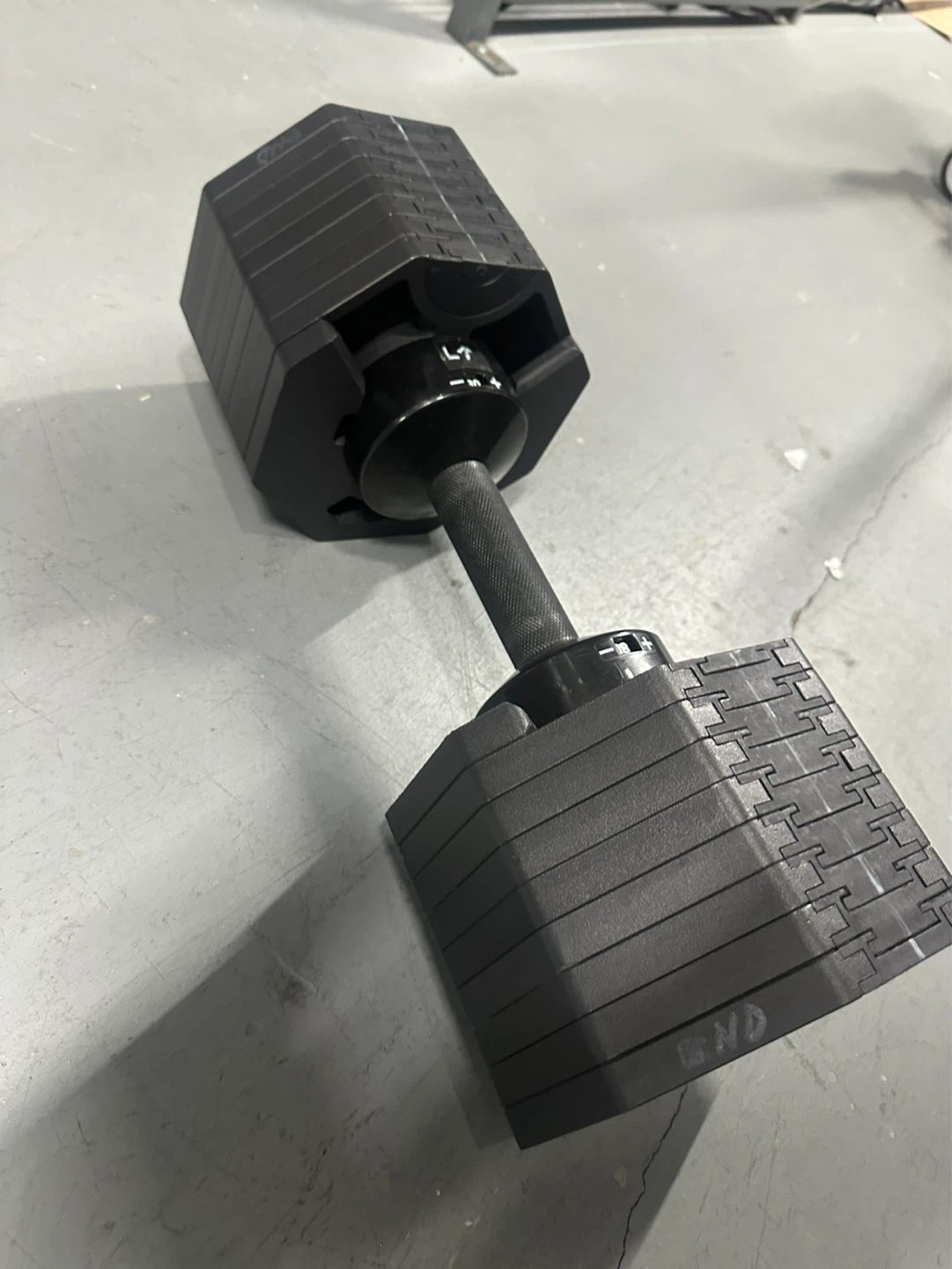 80lb Adjustable Dumbbell Set + Stand (Read Description)