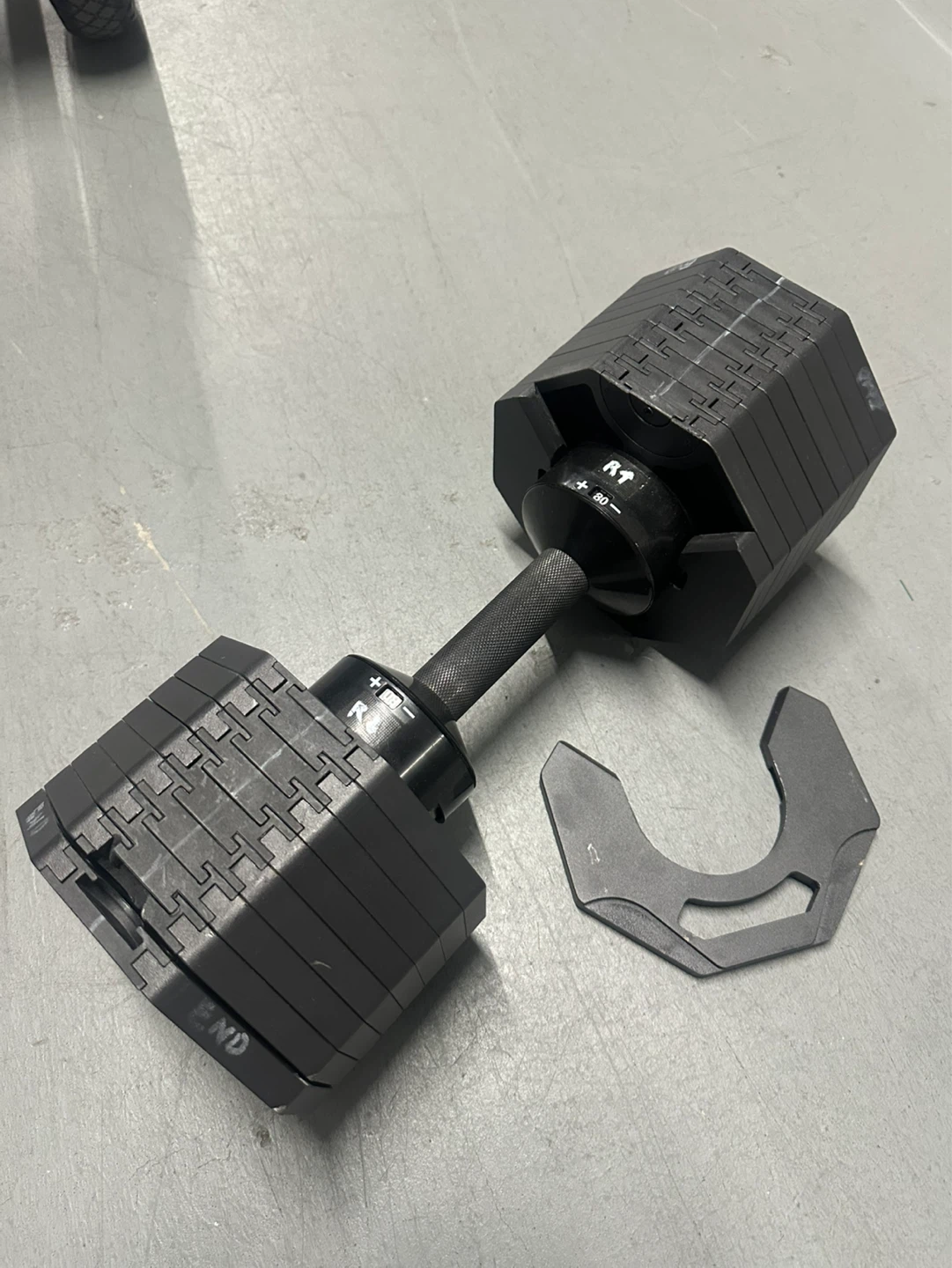 80lb Adjustable Dumbbell Set + Stand (Read Description) - photo 2