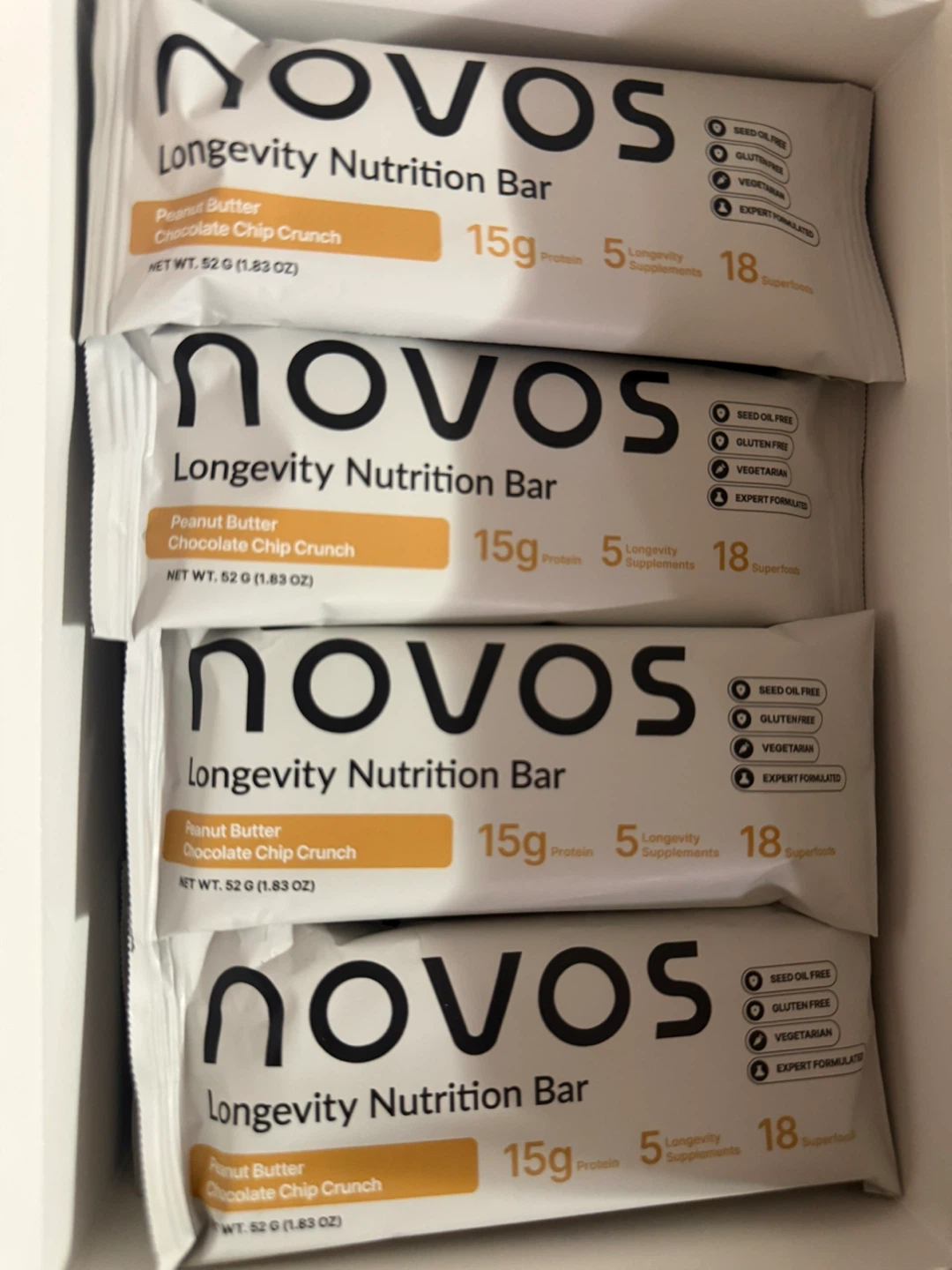 Novos Longevity - Peanut Butter Chocolate Chip Crunch - photo 3