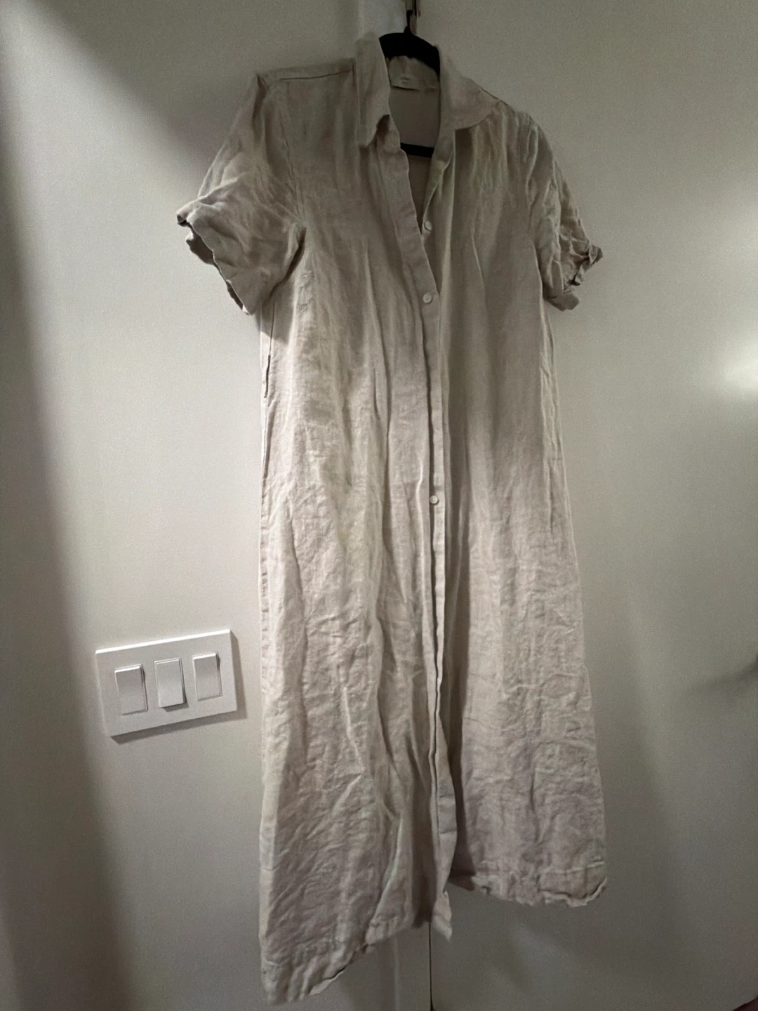 Linen Shirt Dress - photo 2