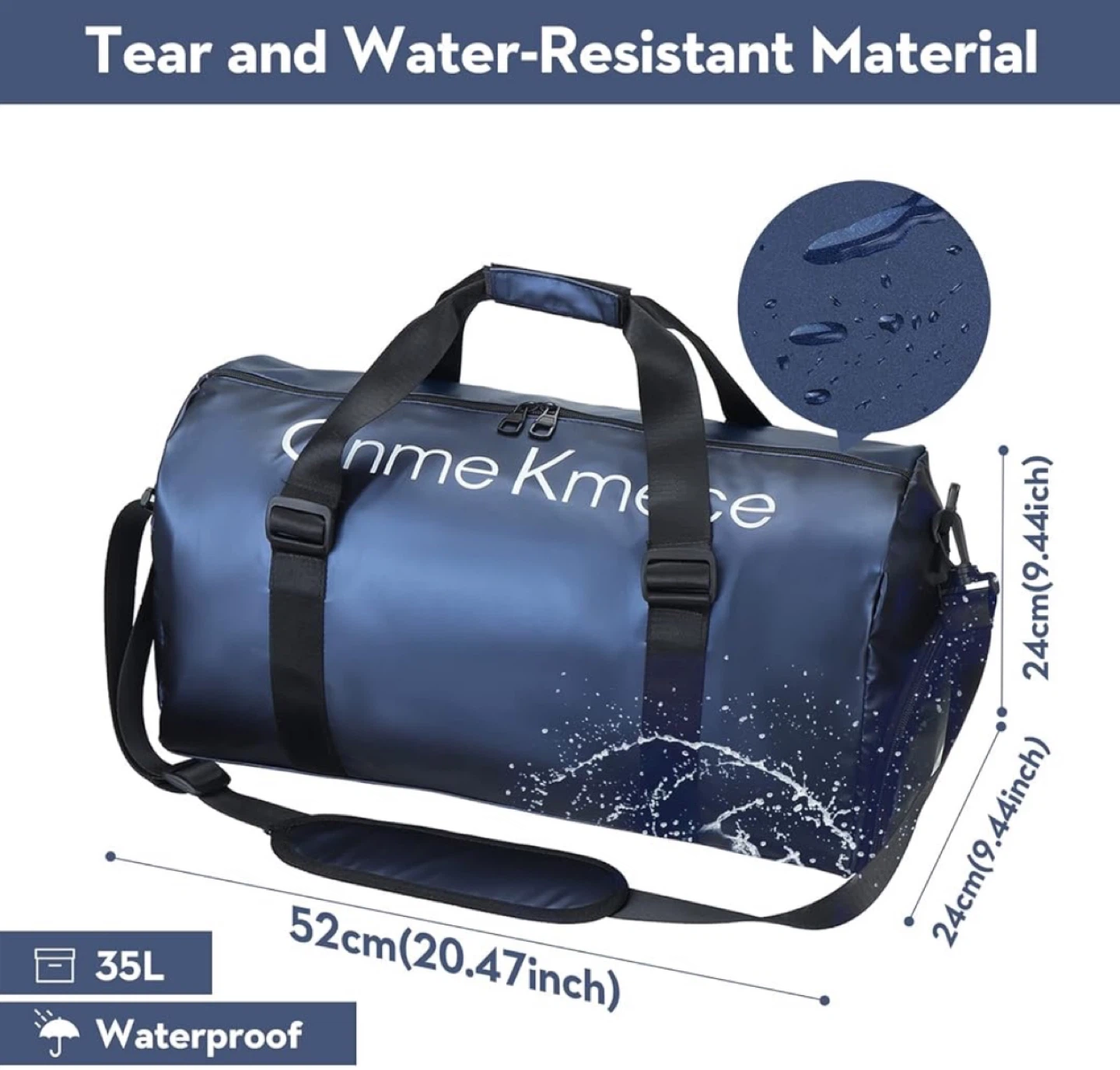 Cnme Kmece Duffle Bag - Blue, 35L