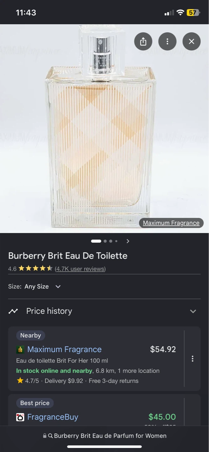 Burberry Brit Eau de Toilette 50ml - photo 4