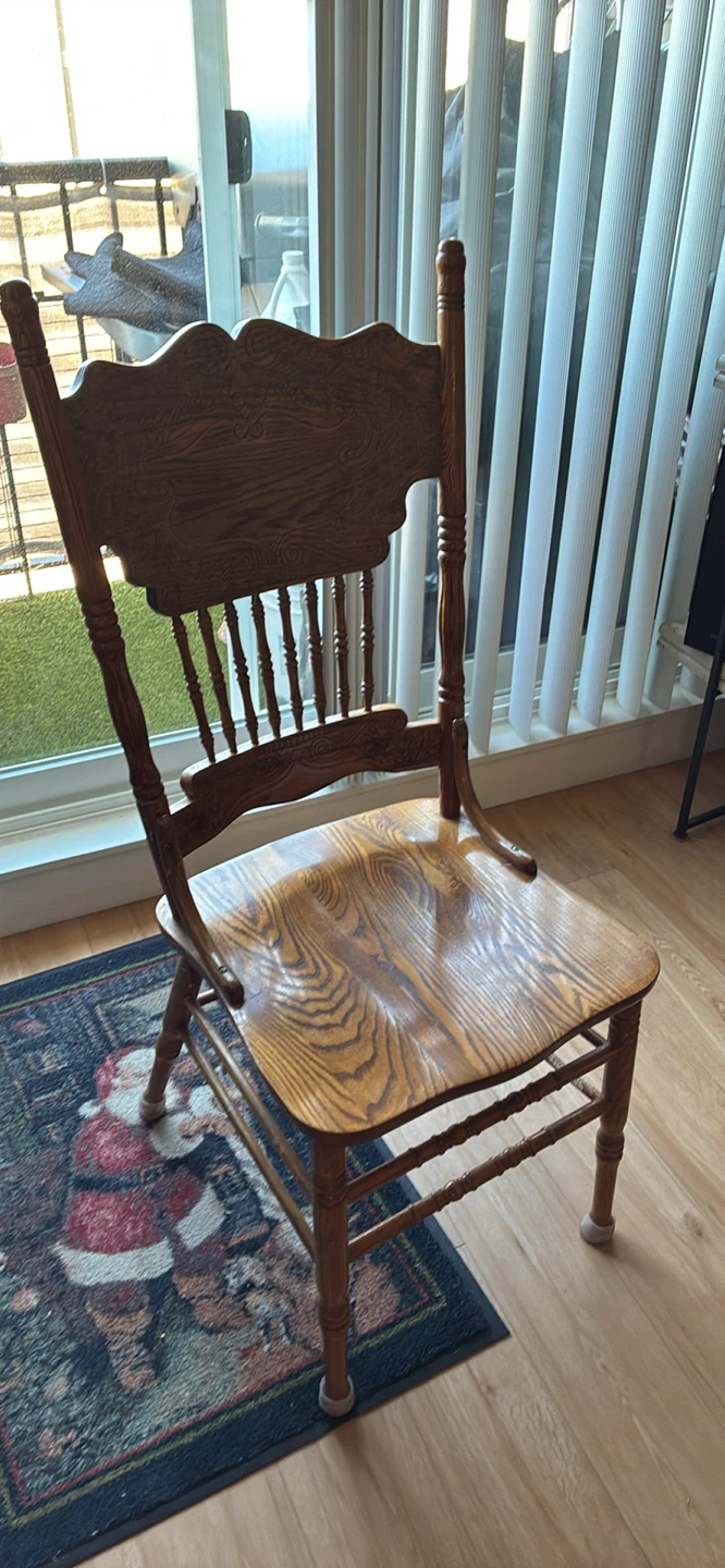 Wooden Dining Table and Chairs Set - photo 4