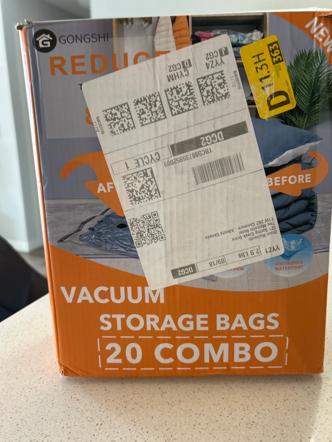Gongshi Vacuum Storage Bags - 20 Combo