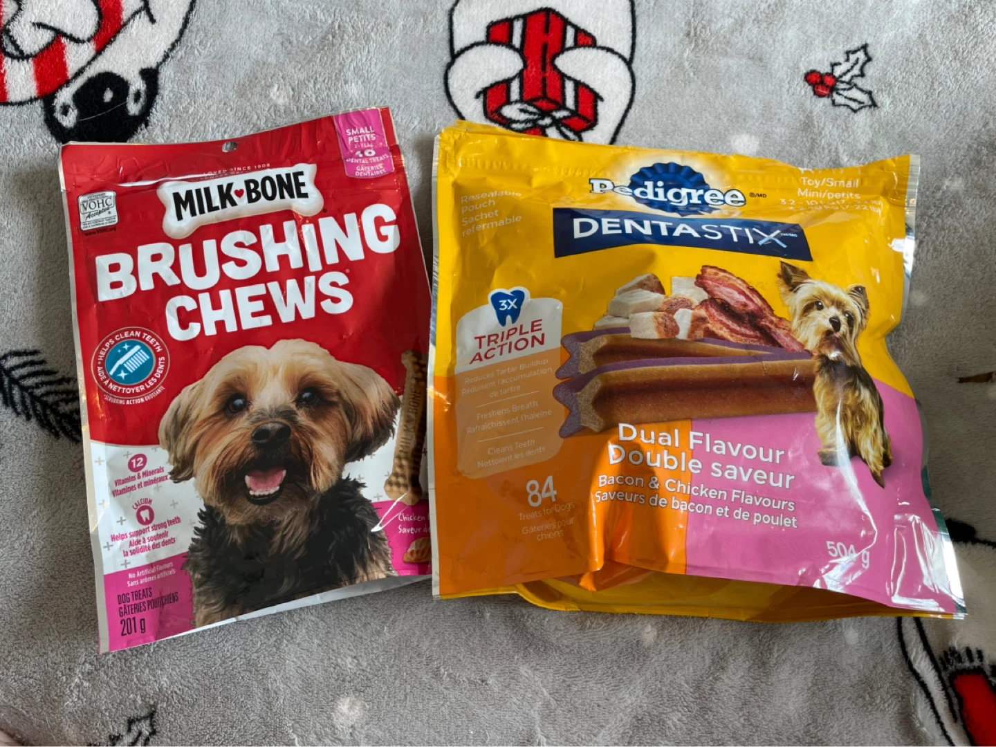 Small Dog Dental Treats-Opened