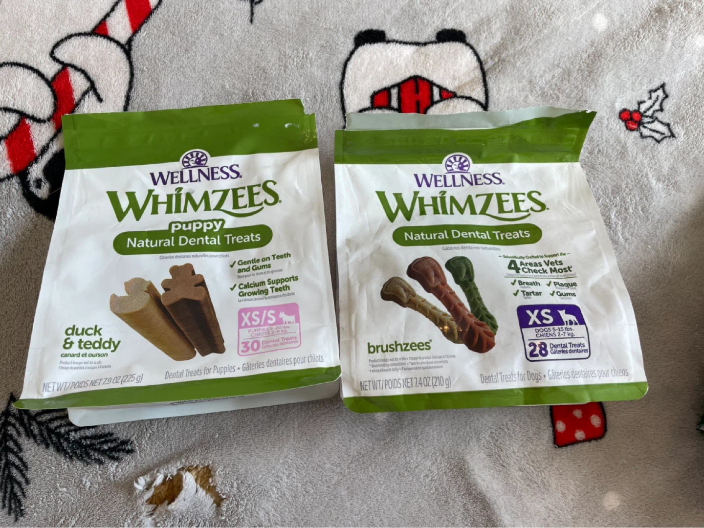Whimzees XS Dental Dog Treats-Opened
