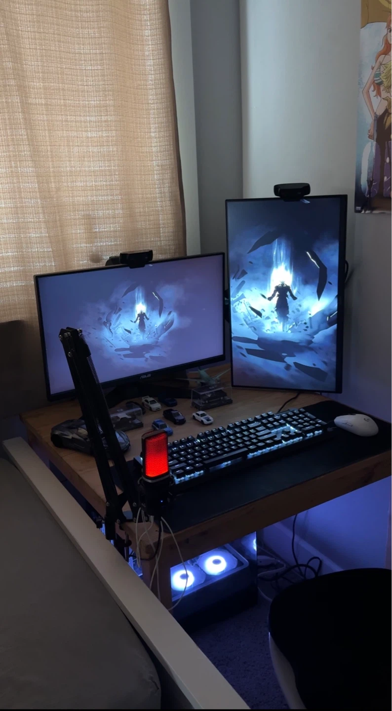 Gaming PC Monitor Setup