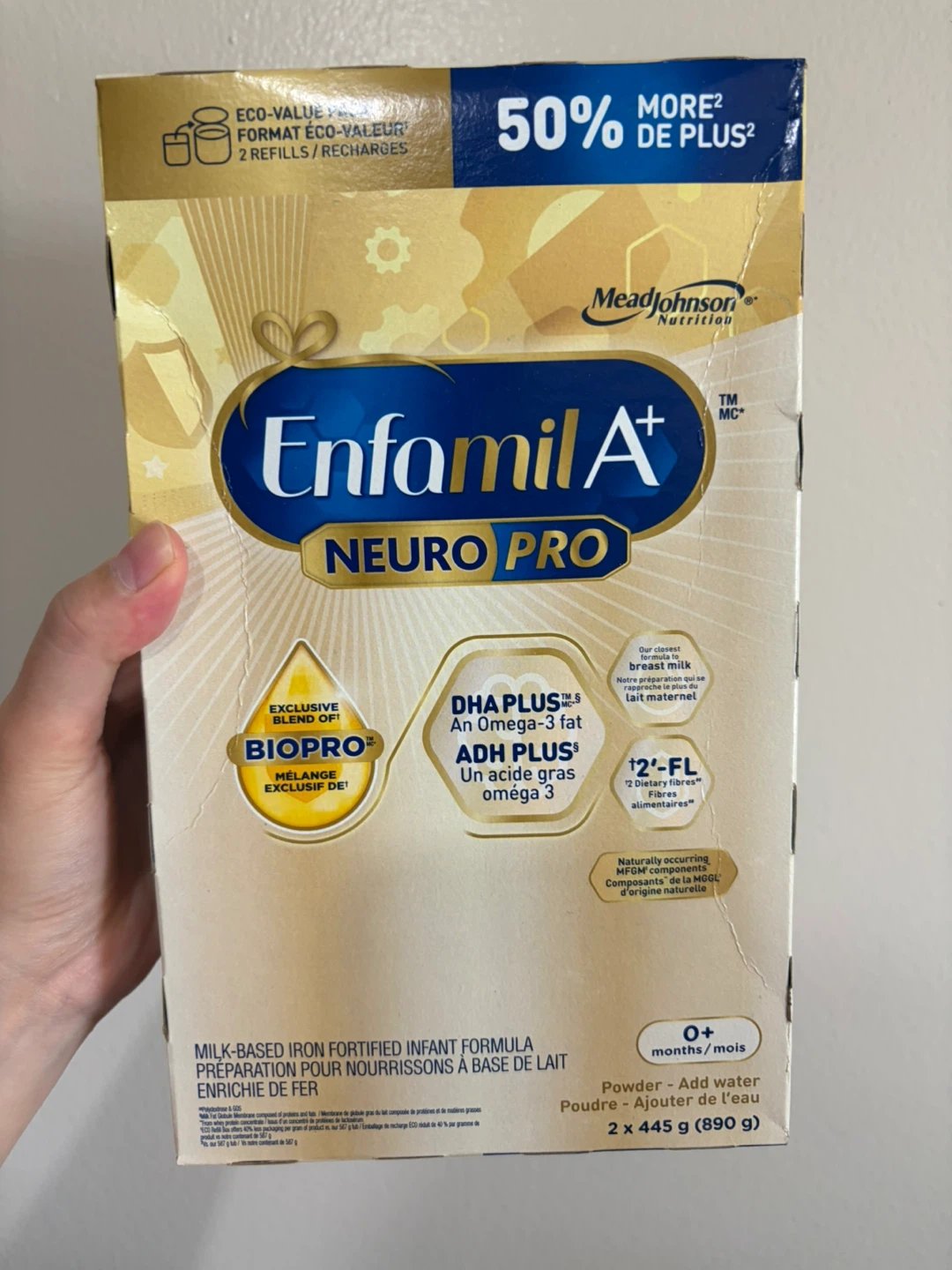 Enfamil A+ Neuro Pro Infant Formula Powder - 2 x 445g