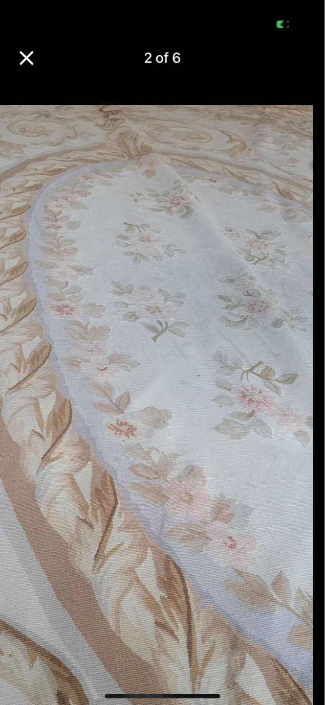 Large Vintage Aubusson Rug 16' x 9' - photo 2
