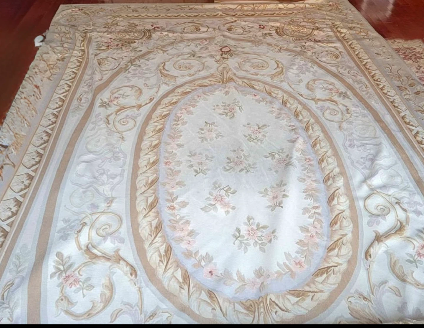 Large Vintage Aubusson Rug 16' x 9' - photo 5