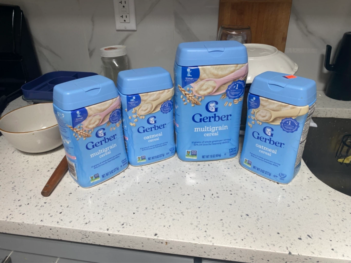 Gerber Multigrain & Oatmeal Cereal - 8 oz & 16 oz - photo 2