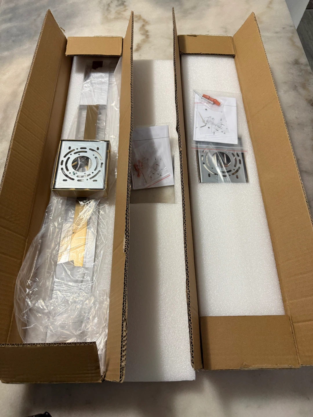 2 Set NEW Gold Modern Vanity Light, 32 inch - photo 2