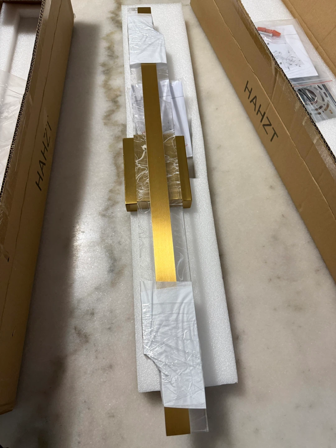 2 Set NEW Gold Modern Vanity Light, 32 inch - photo 4