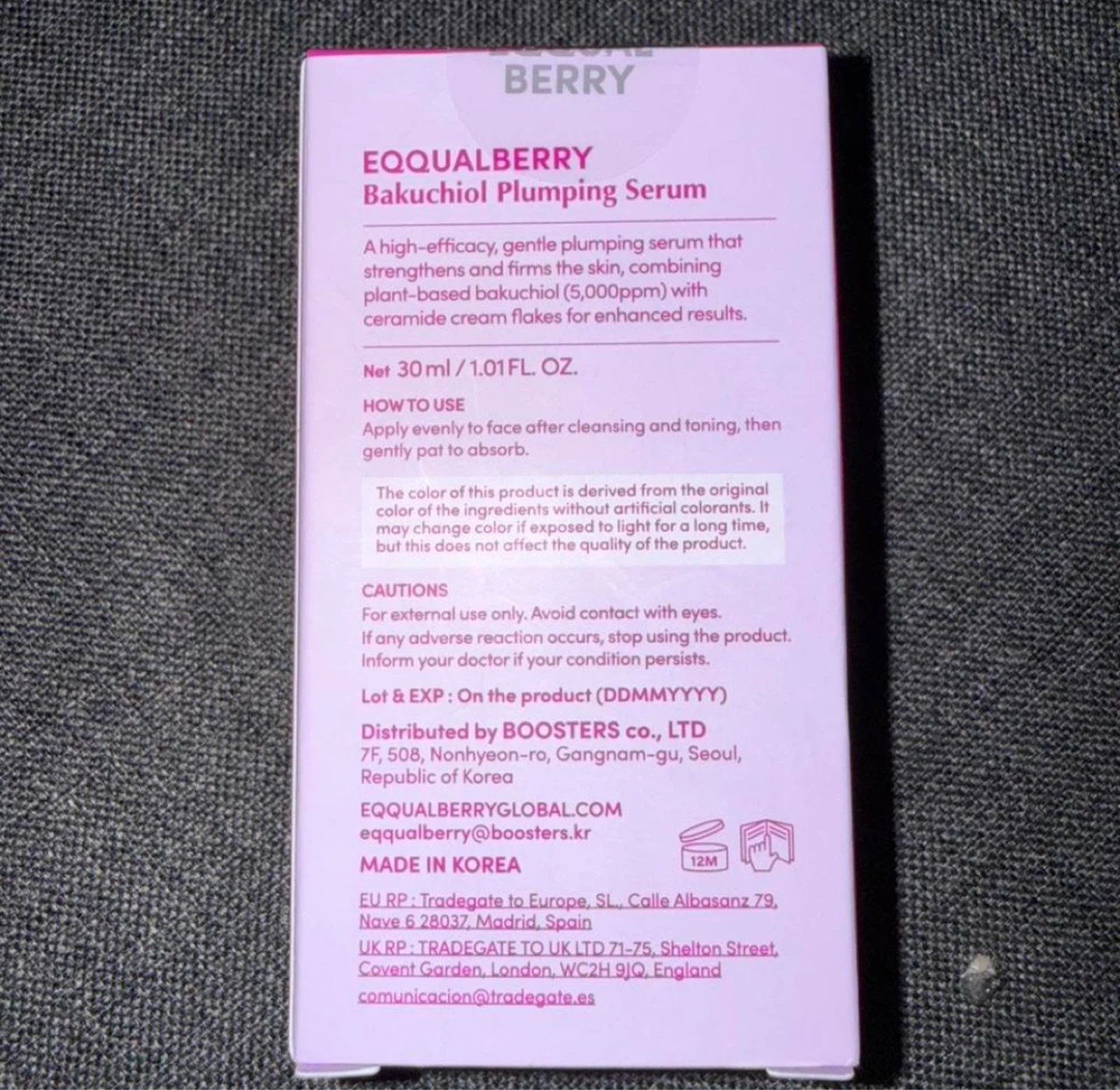 Eqqualberry Bakuchiol Plumping Serum 30ml - photo 4