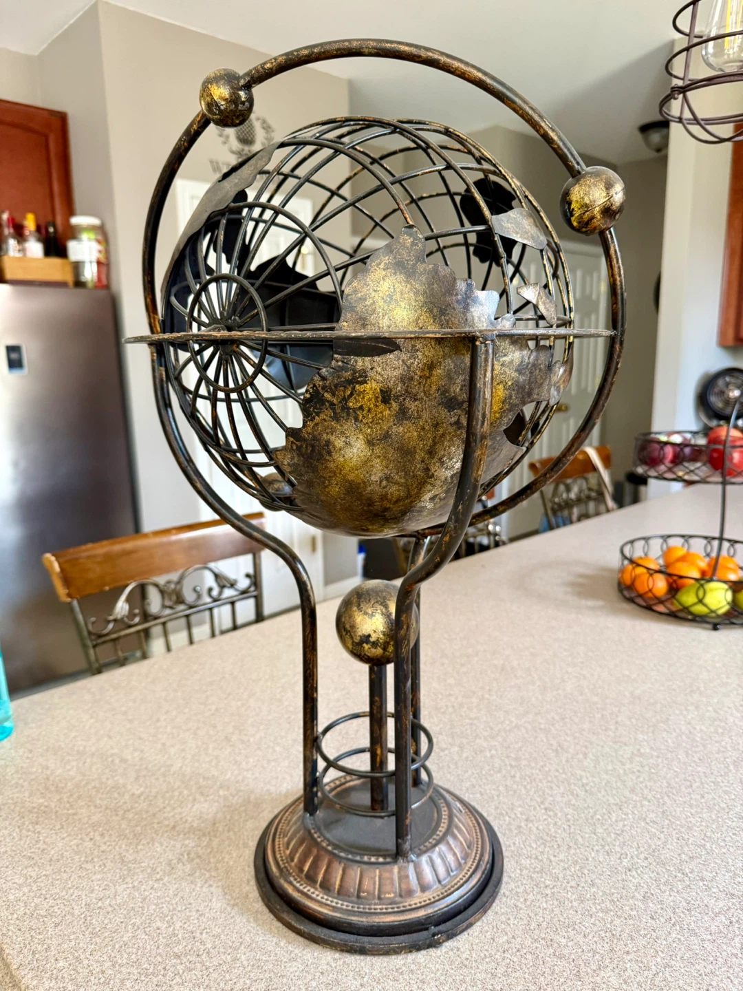 Decorative Metal Globe
