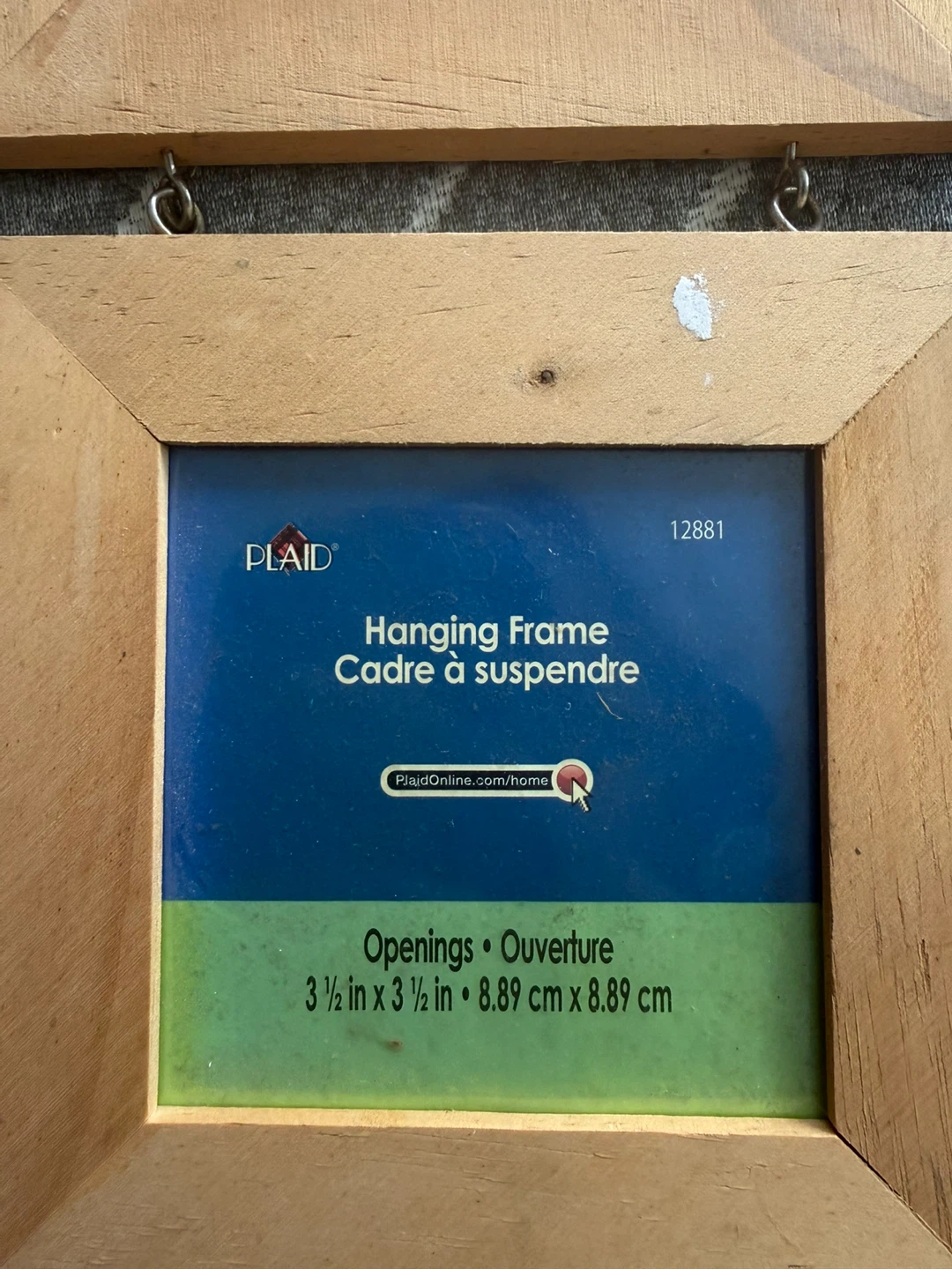 Plaid Hanging Photo Frame - 3 Opening - photo 2