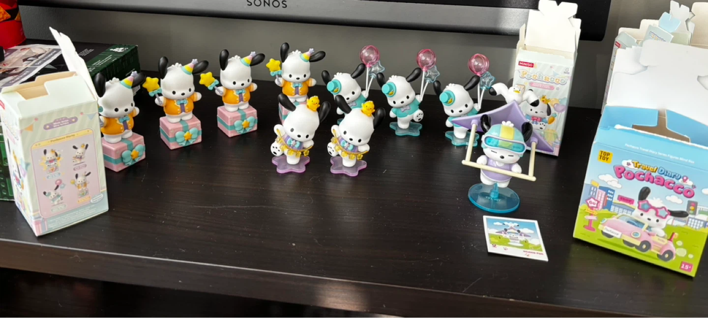 10 Minso Sanrio Blind Box Pochacco Figures NEW