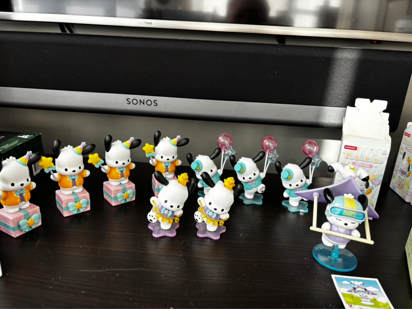 10 Minso Sanrio Blind Box Pochacco Figures NEW - photo 2