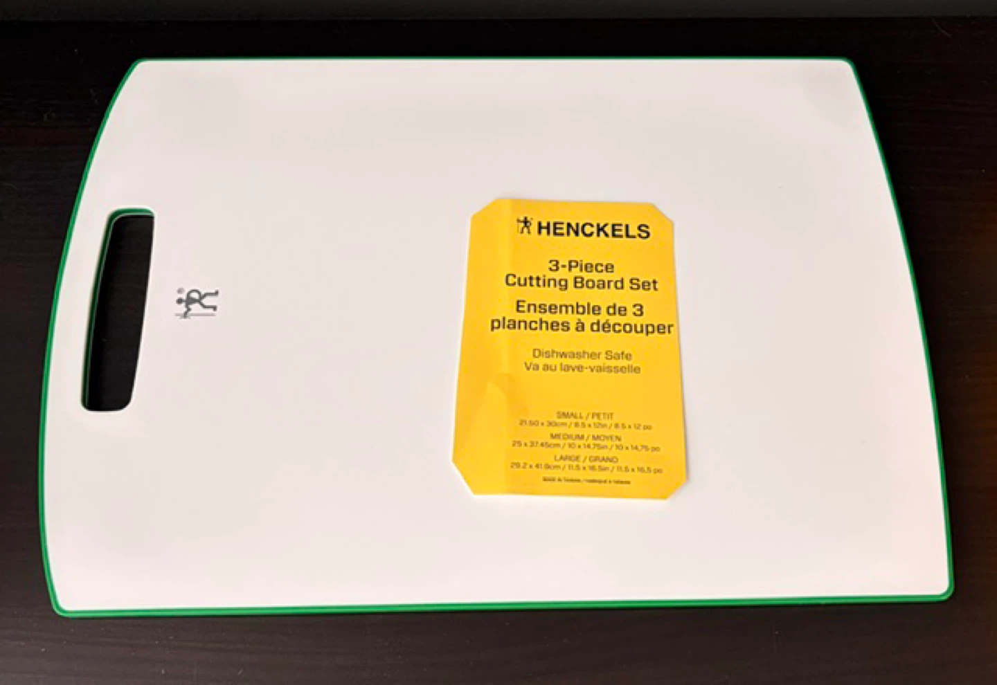 Large Henckels Cutting Board NEW Never Used