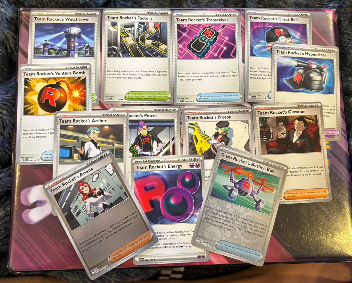 Team Rocket Pokemon Cards - Full Set - photo 2