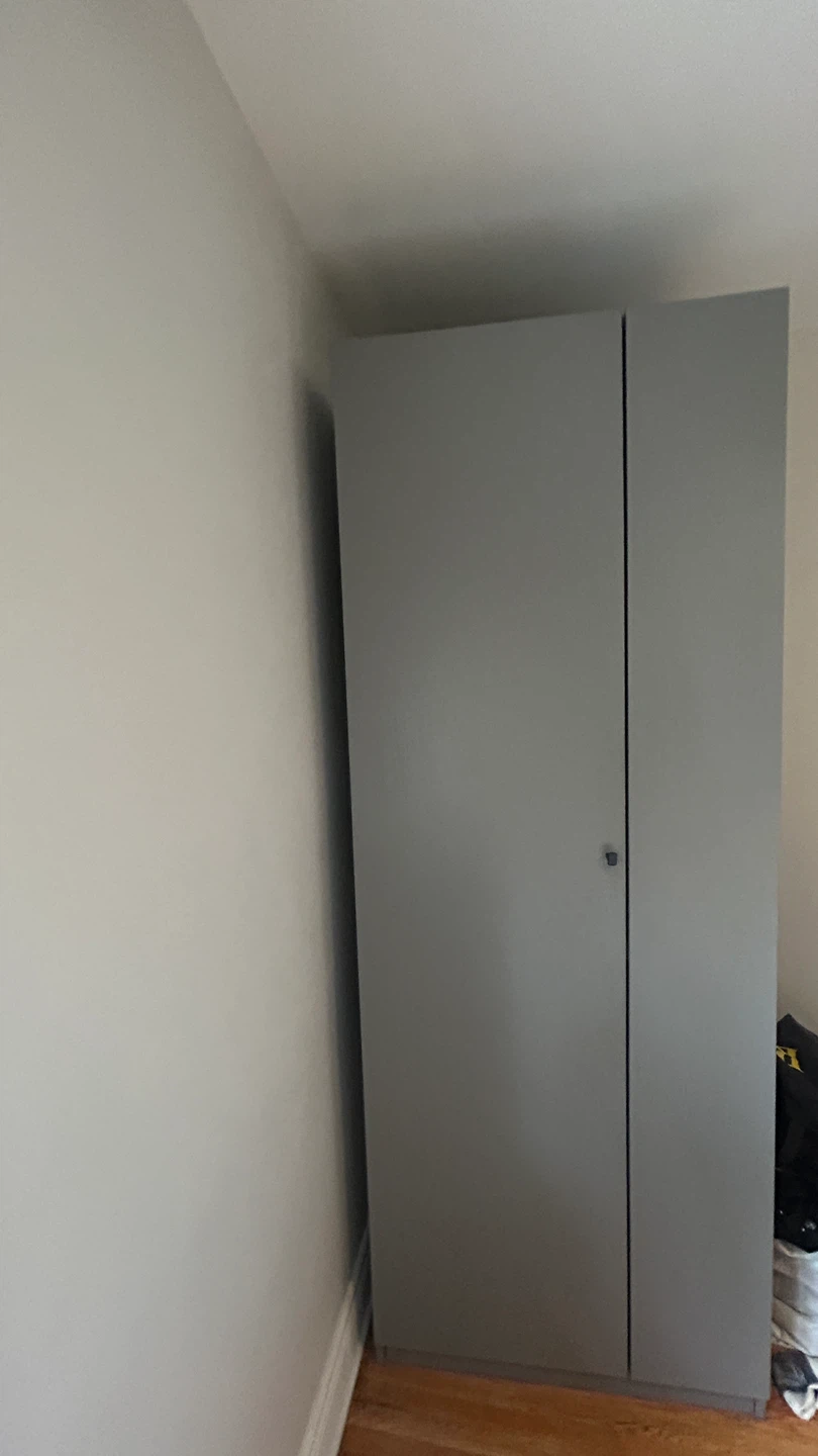 IKEA grey closet