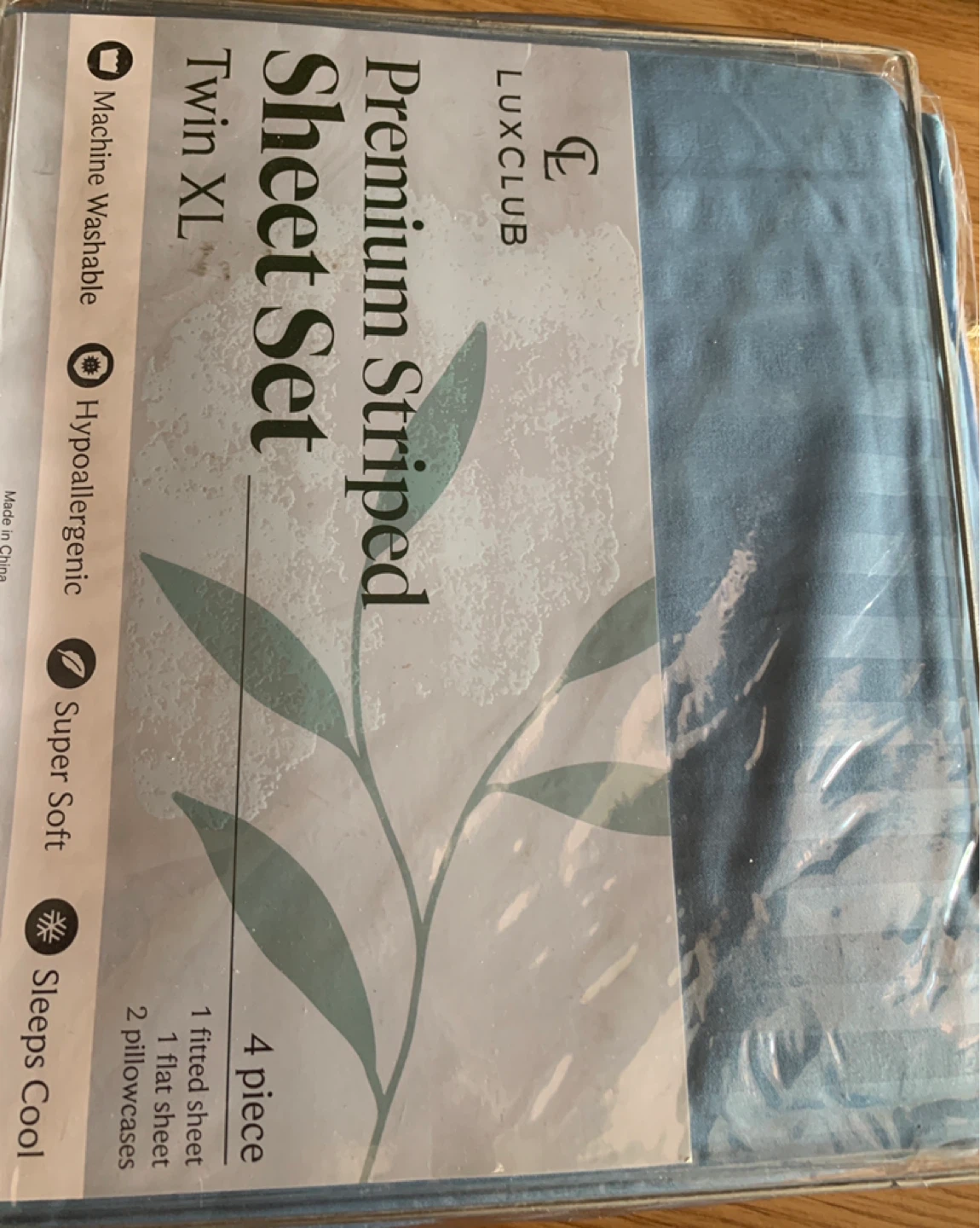 Luxclub Premium Striped Sheet Set Twin XL