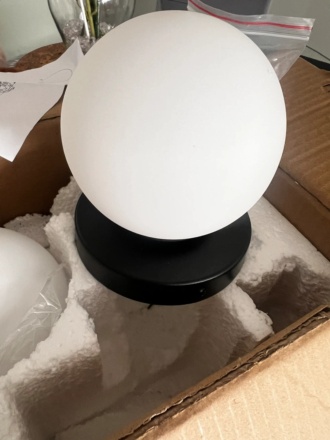 Globe Flush Mount Ceiling Light Fixture