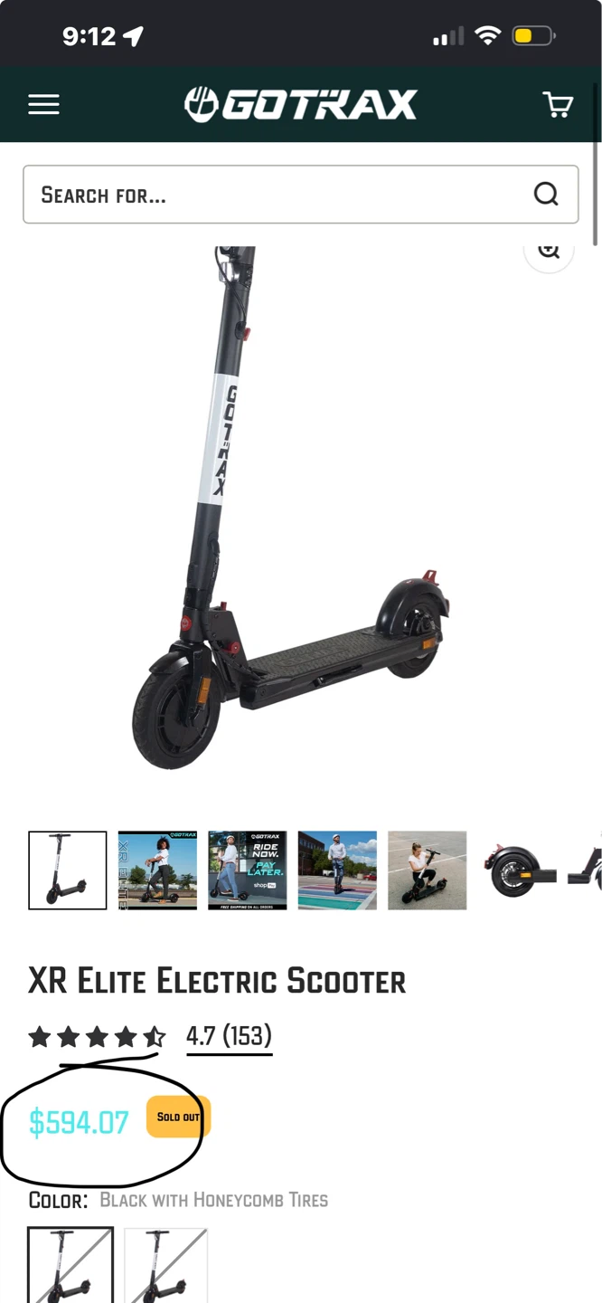 GOTRAX XR Elite Electric Scooter - photo 2