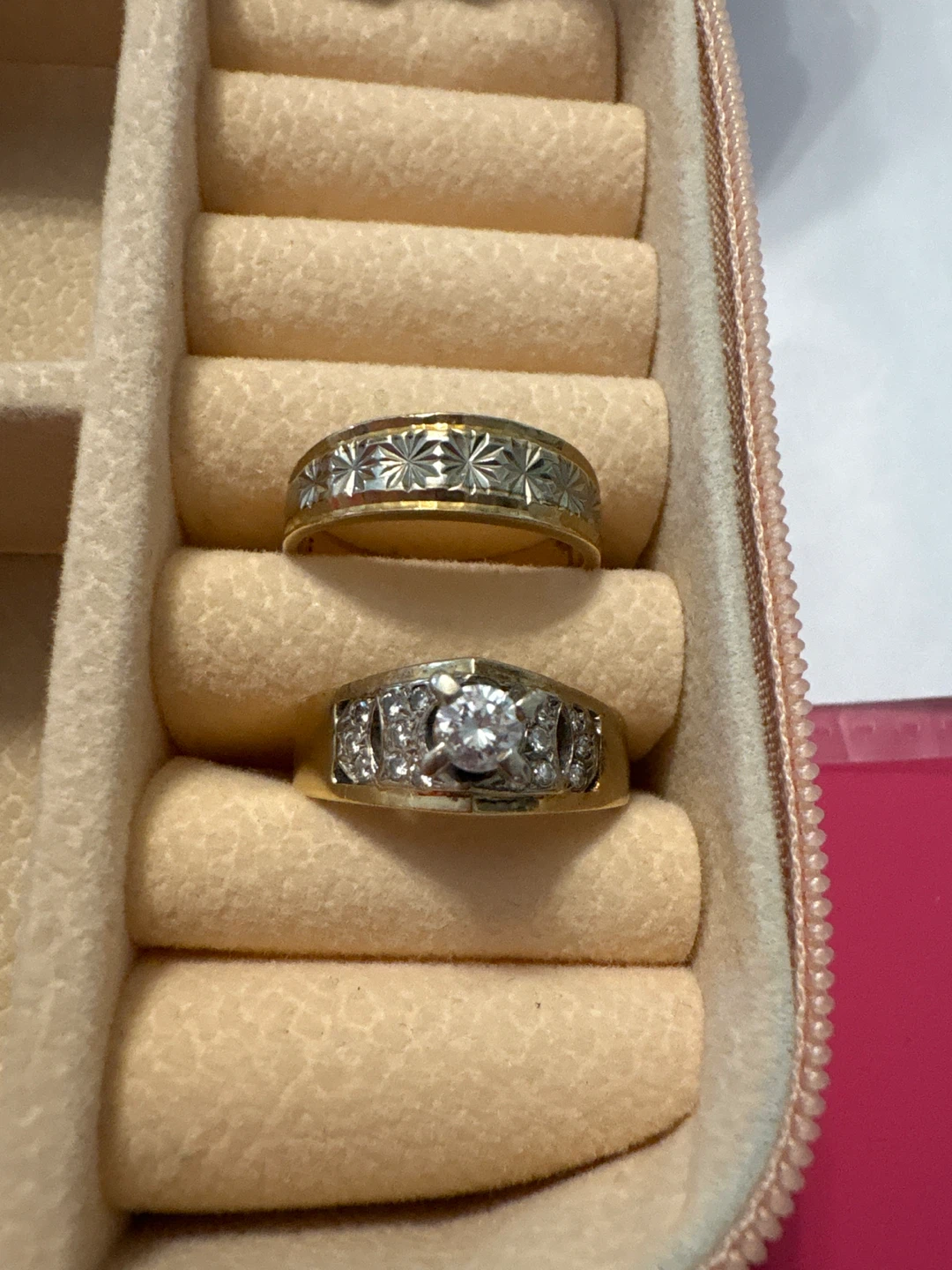 Gold Diamond Engagement Ring - photo 3