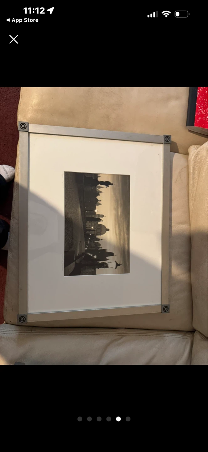 3 Framed Paris, Florence,  and Prague Cityscape Prints - photo 3