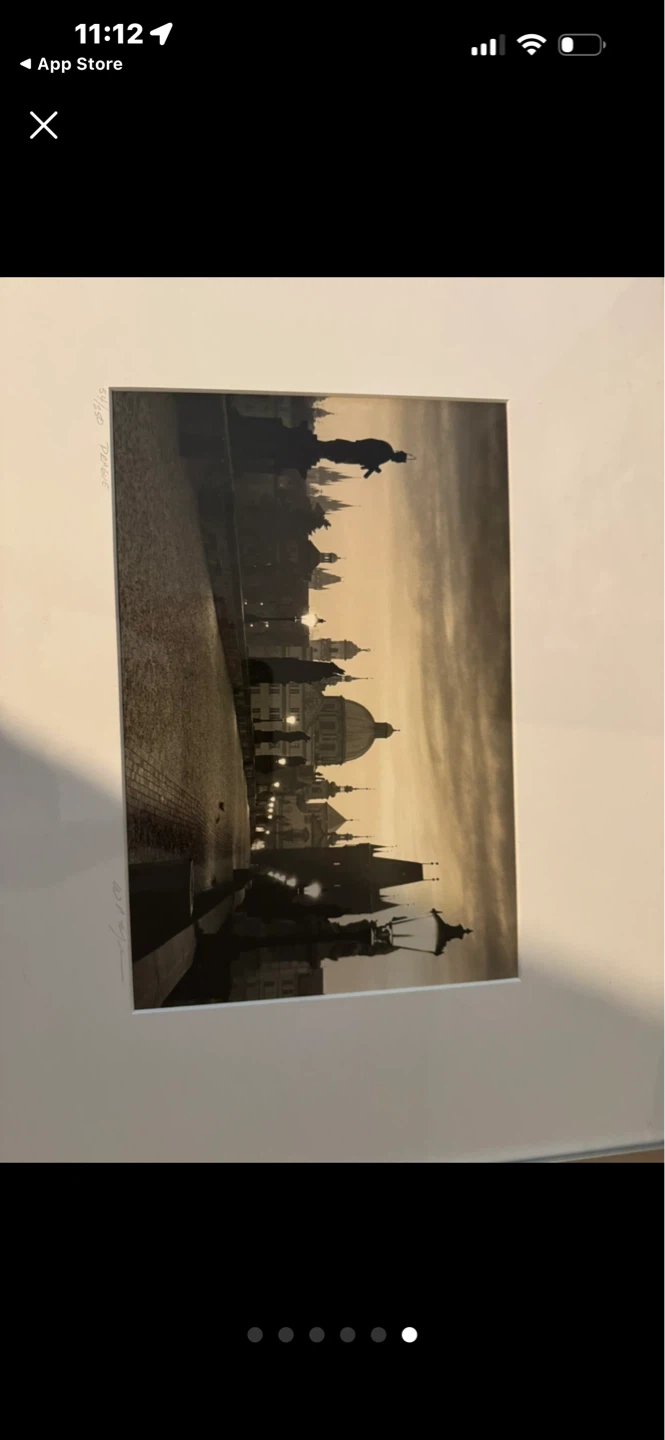 3 Framed Paris, Florence,  and Prague Cityscape Prints - photo 5