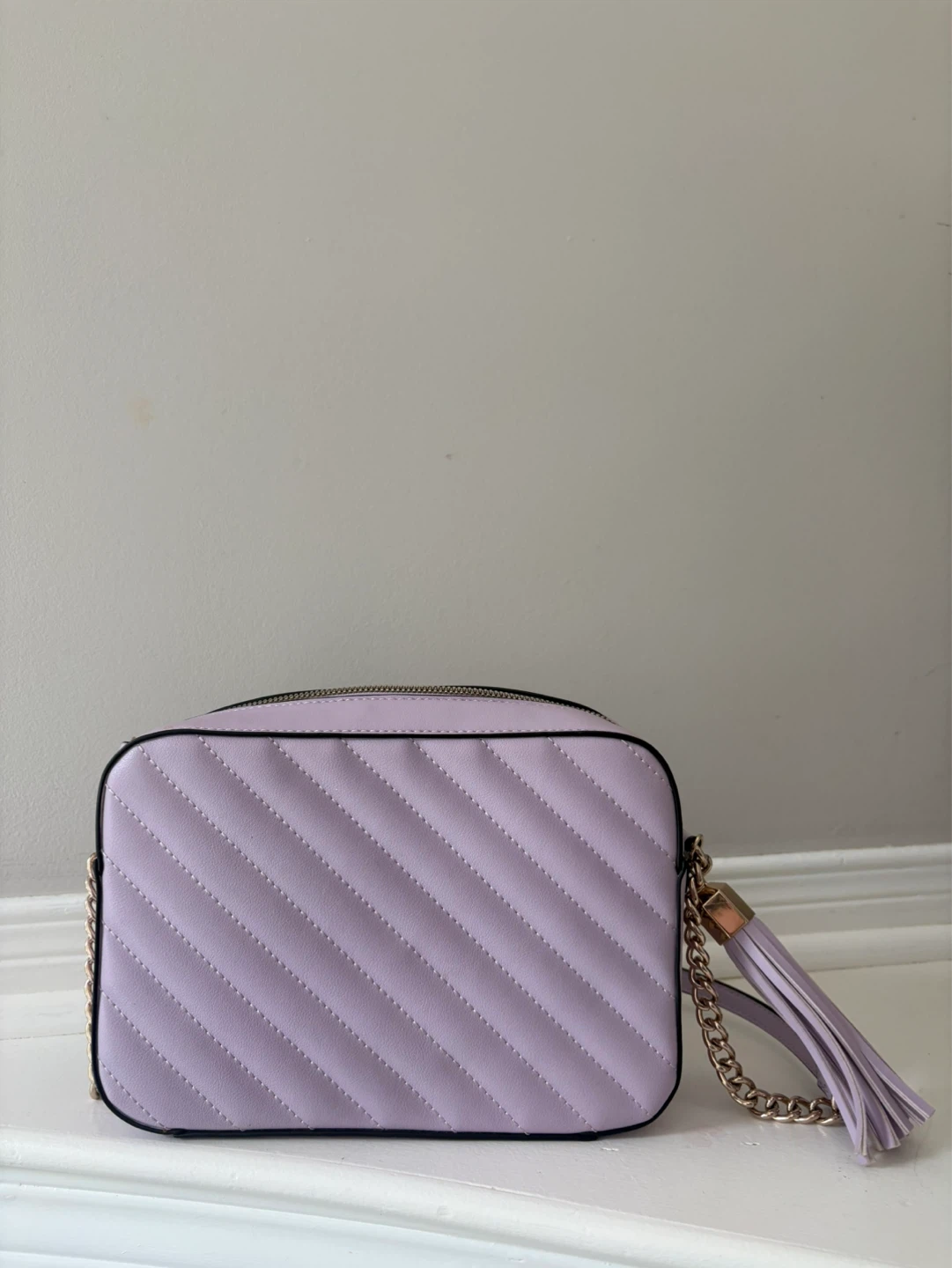 Purple Quilted Camera Bag with Tassel - New✨ - photo 2