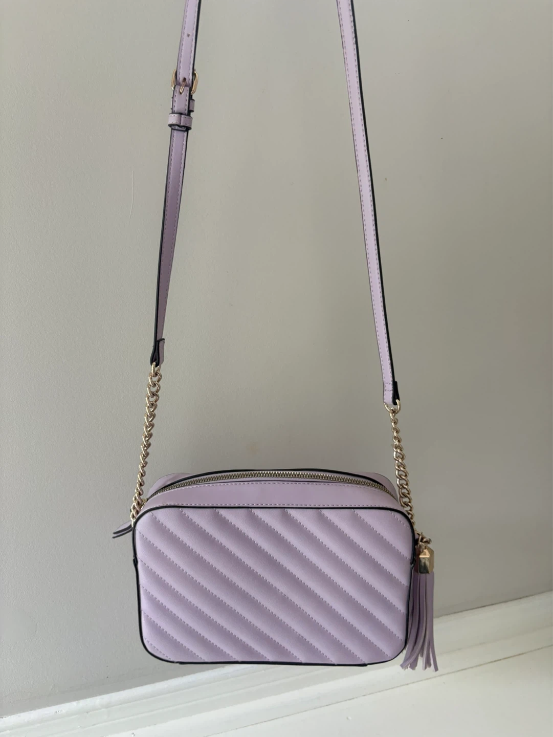 Purple Quilted Camera Bag with Tassel - New✨ - photo 3
