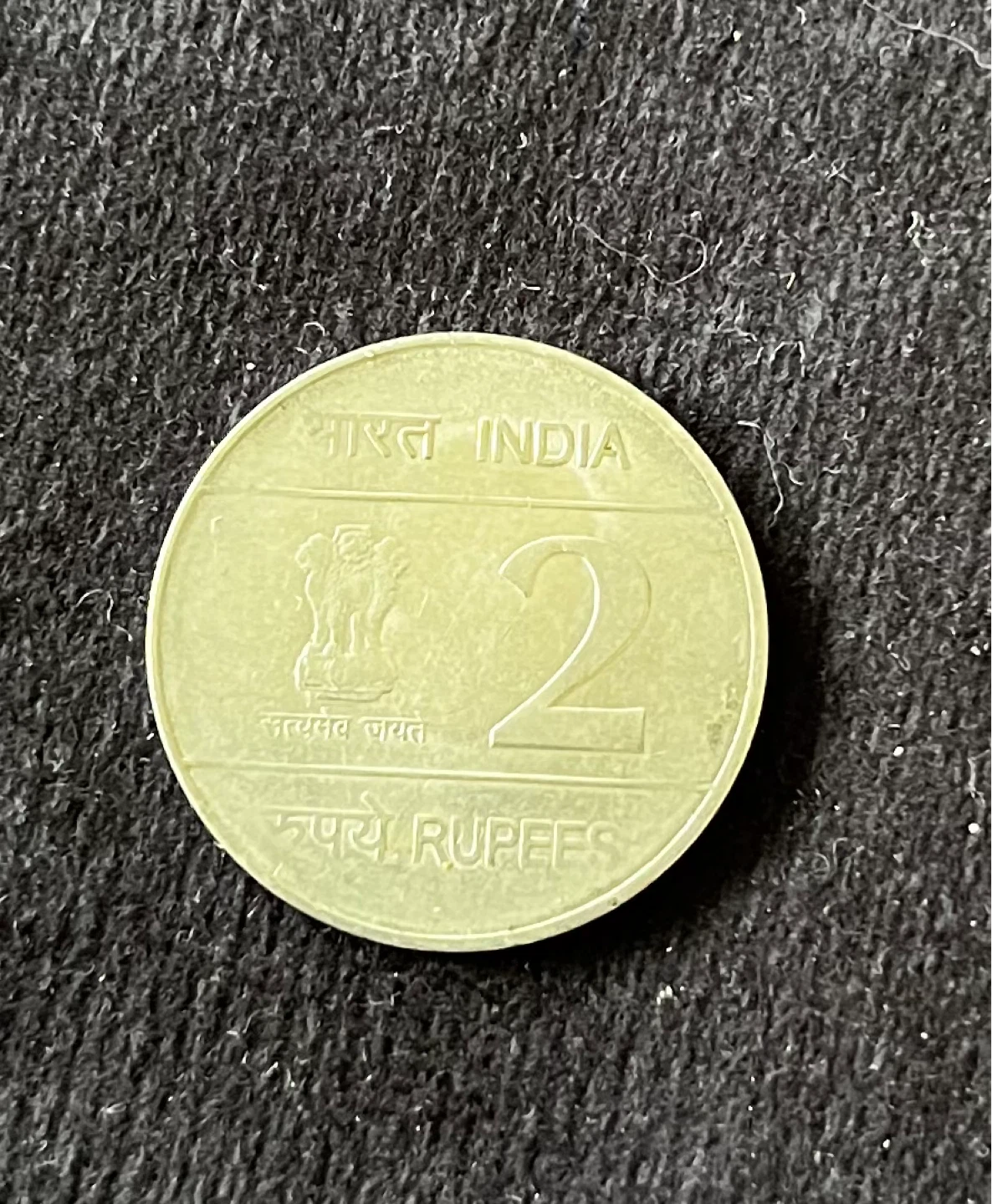 Rare find India 🇮🇳 2 Rupee Coin Commemorating Louis Braille - photo 4