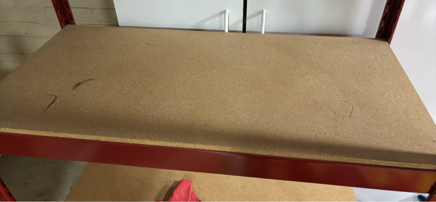 Metal and wood shelf. - photo 2