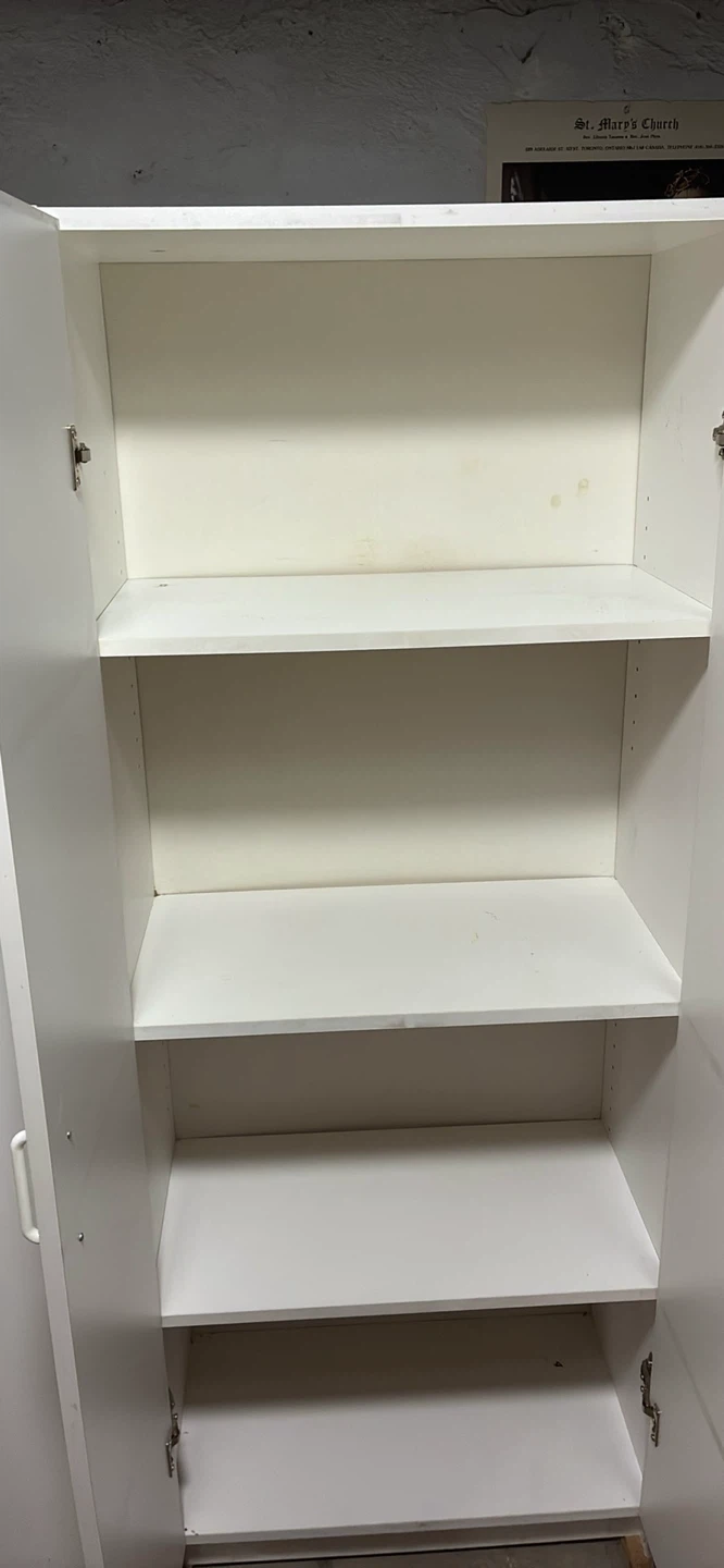White storage with 2 doors - photo 3