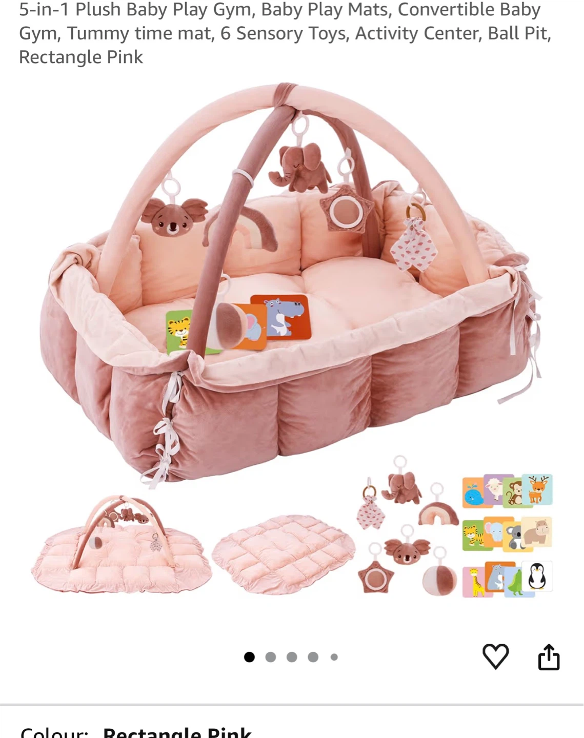 5-in-1 Convertible Baby Gym & Playpen G5P