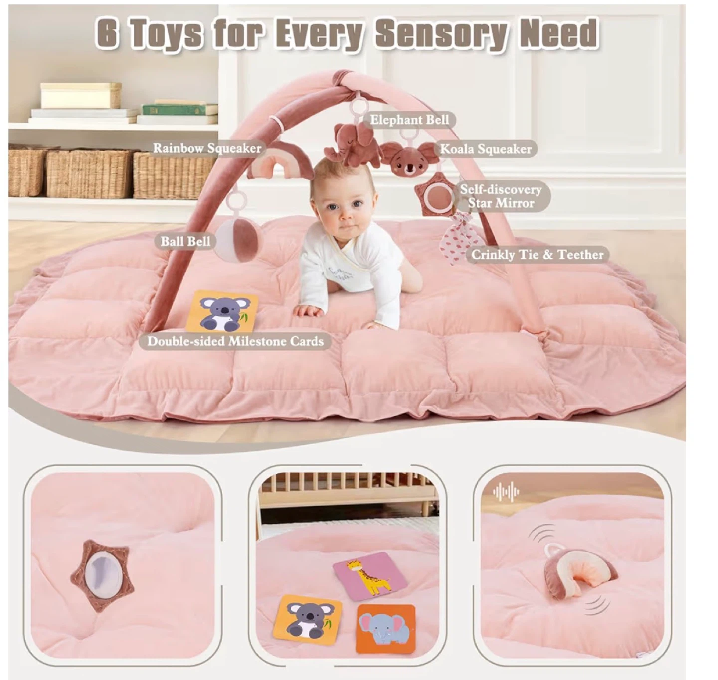5-in-1 Convertible Baby Gym & Playpen G5P - photo 3