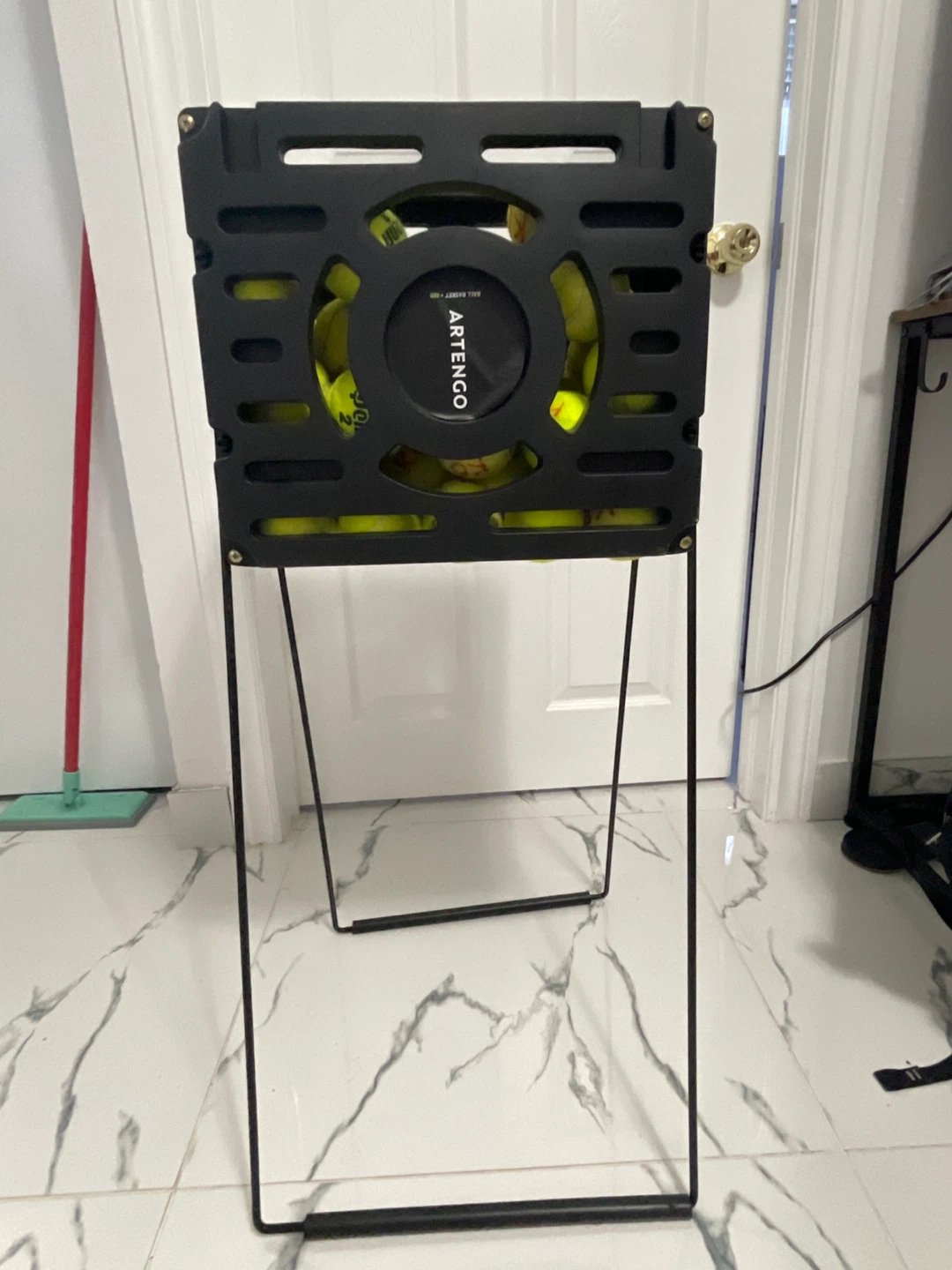 ARTENGO Tennis Ball Hopper with Balls