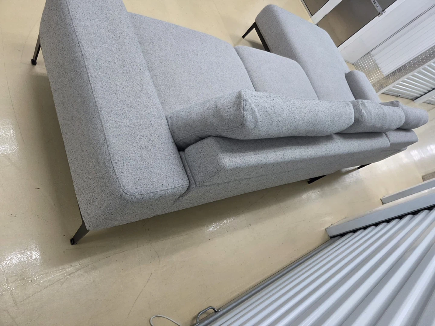 Stractube Grey Sectional Sofa
