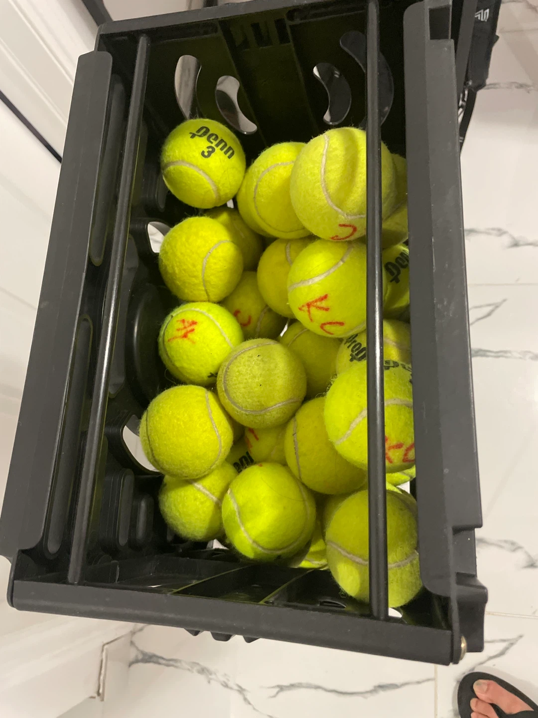 ARTENGO Tennis Ball Hopper with Balls - photo 2